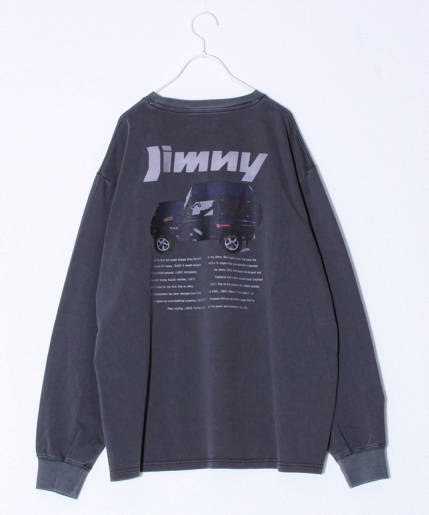 FREDY & GLOSTER(フレディ アンド グロスター) 【ロングセラーコラボ】ジムニー×GLOSTER 長袖プリントTシャツ