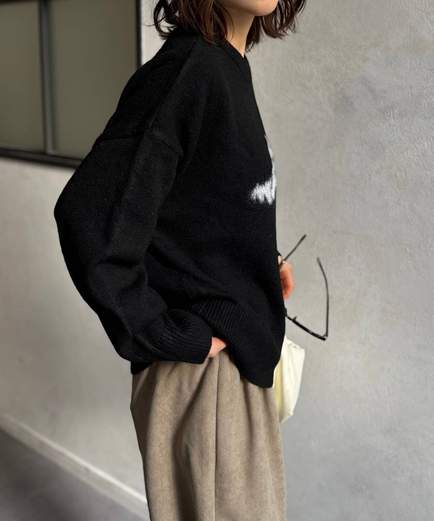 LOCUST(ローカスト) 【大人かわいい】わんちゃんニット