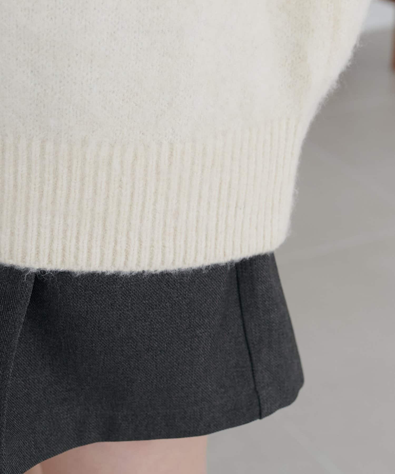 DISCOAT(ディスコート) フェザーヤーンロゴプルオーバー