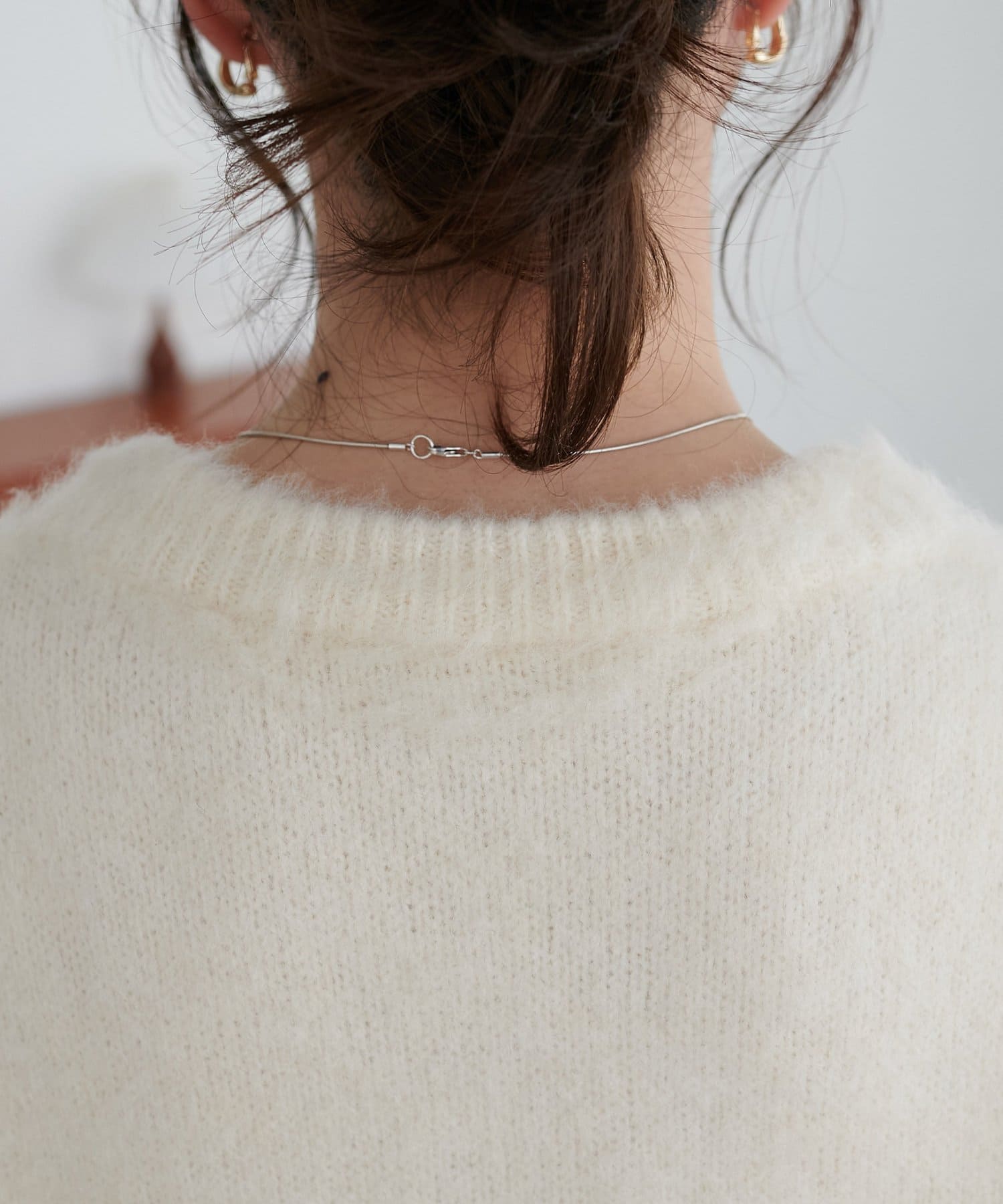 DISCOAT(ディスコート) フェザーヤーンロゴプルオーバー