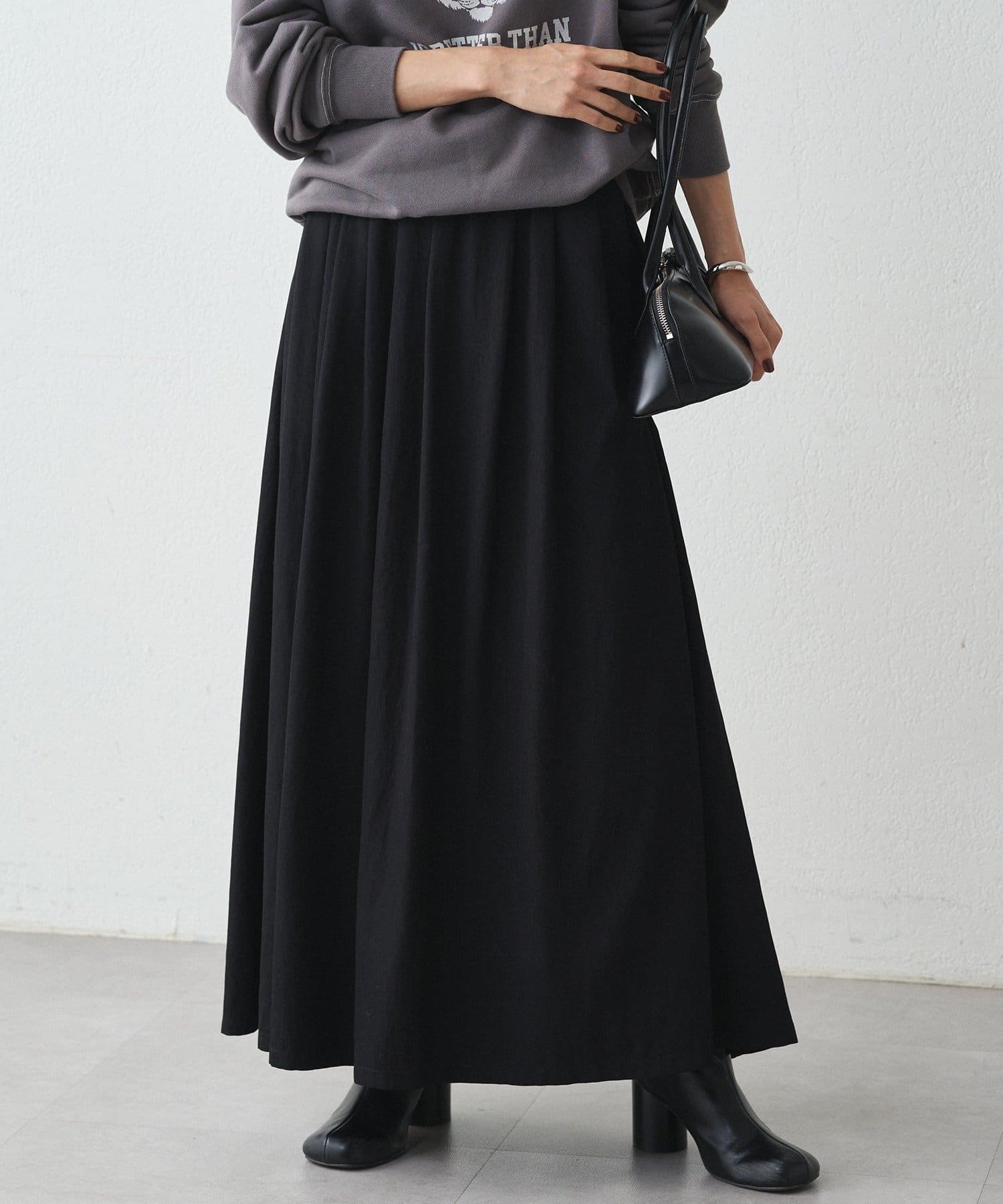 LOUNGEDRESS(ラウンジドレス) 【新色登場！】タックギャザースカート