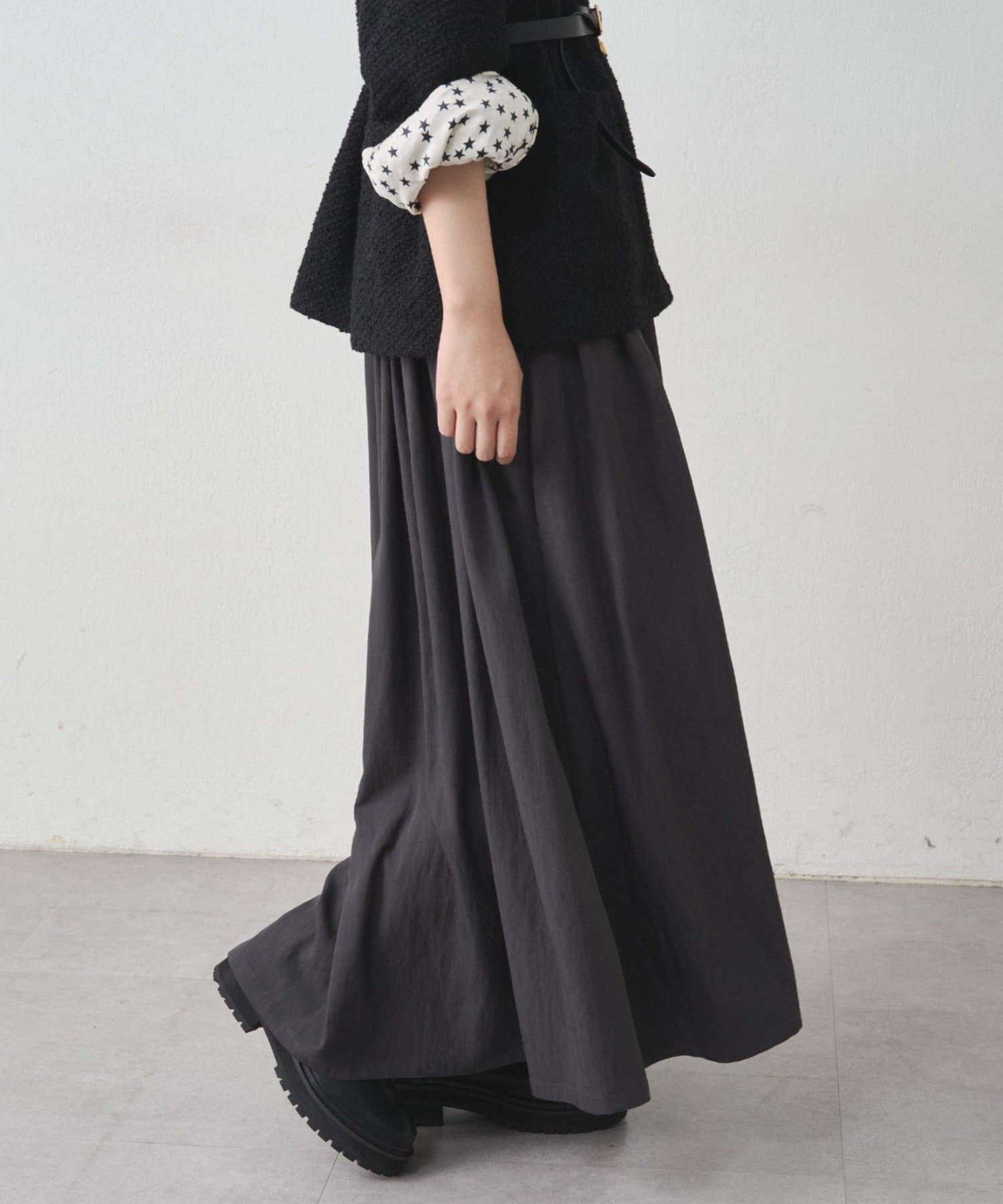 LOUNGEDRESS(ラウンジドレス) 【新色登場！】タックギャザースカート
