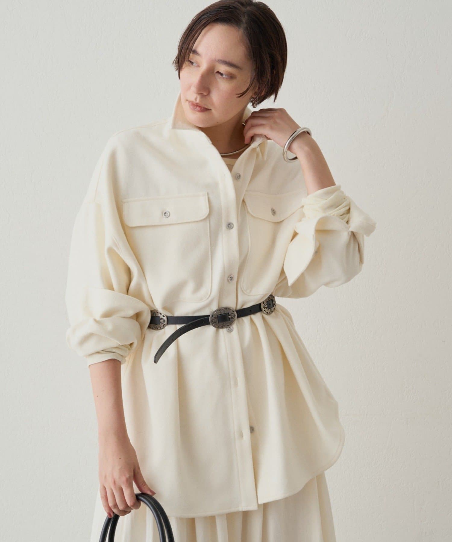 LOUNGEDRESS(ラウンジドレス) ウールオーバーシャツ