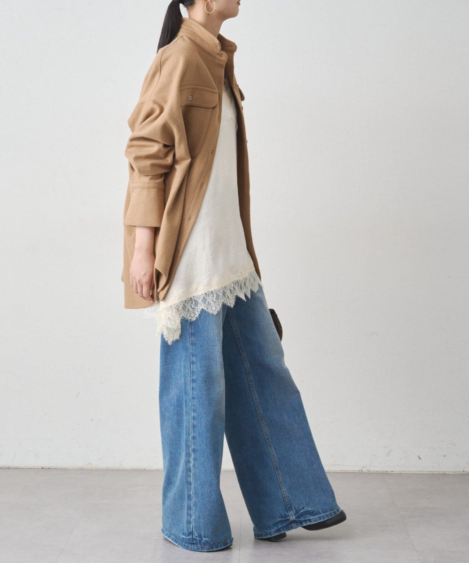 LOUNGEDRESS(ラウンジドレス) ウールオーバーシャツ