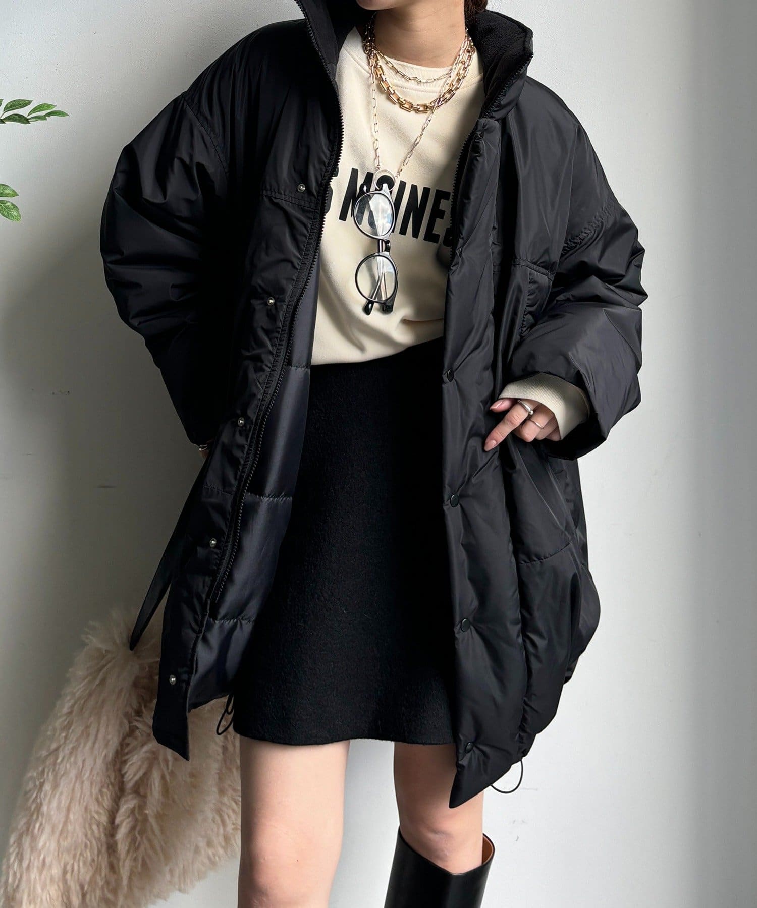 DOUDOU(ドゥドゥ) サーモライト中綿コート