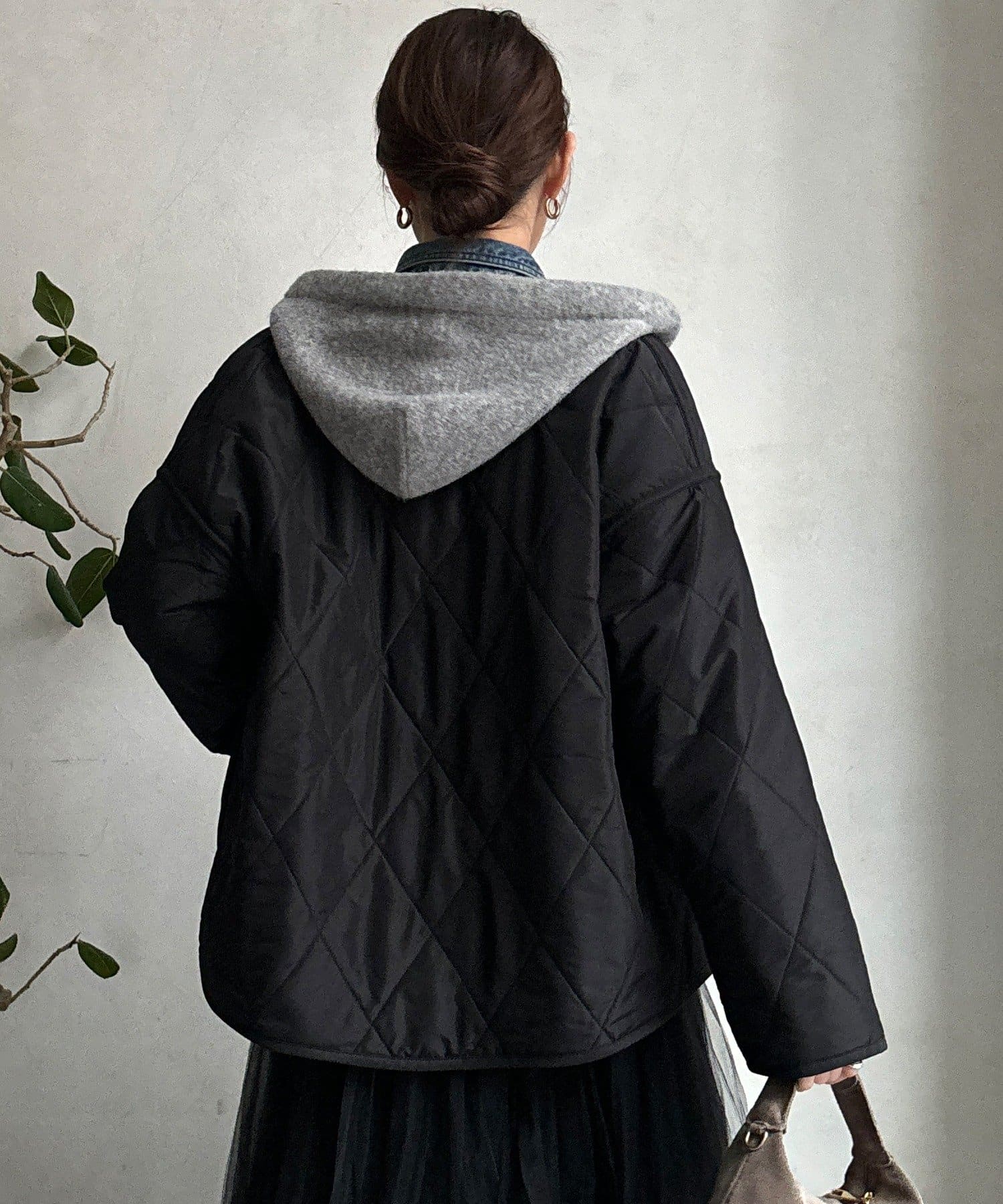 DOUDOU(ドゥドゥ) 【WEB限定】リバーシブルファーキルトコート