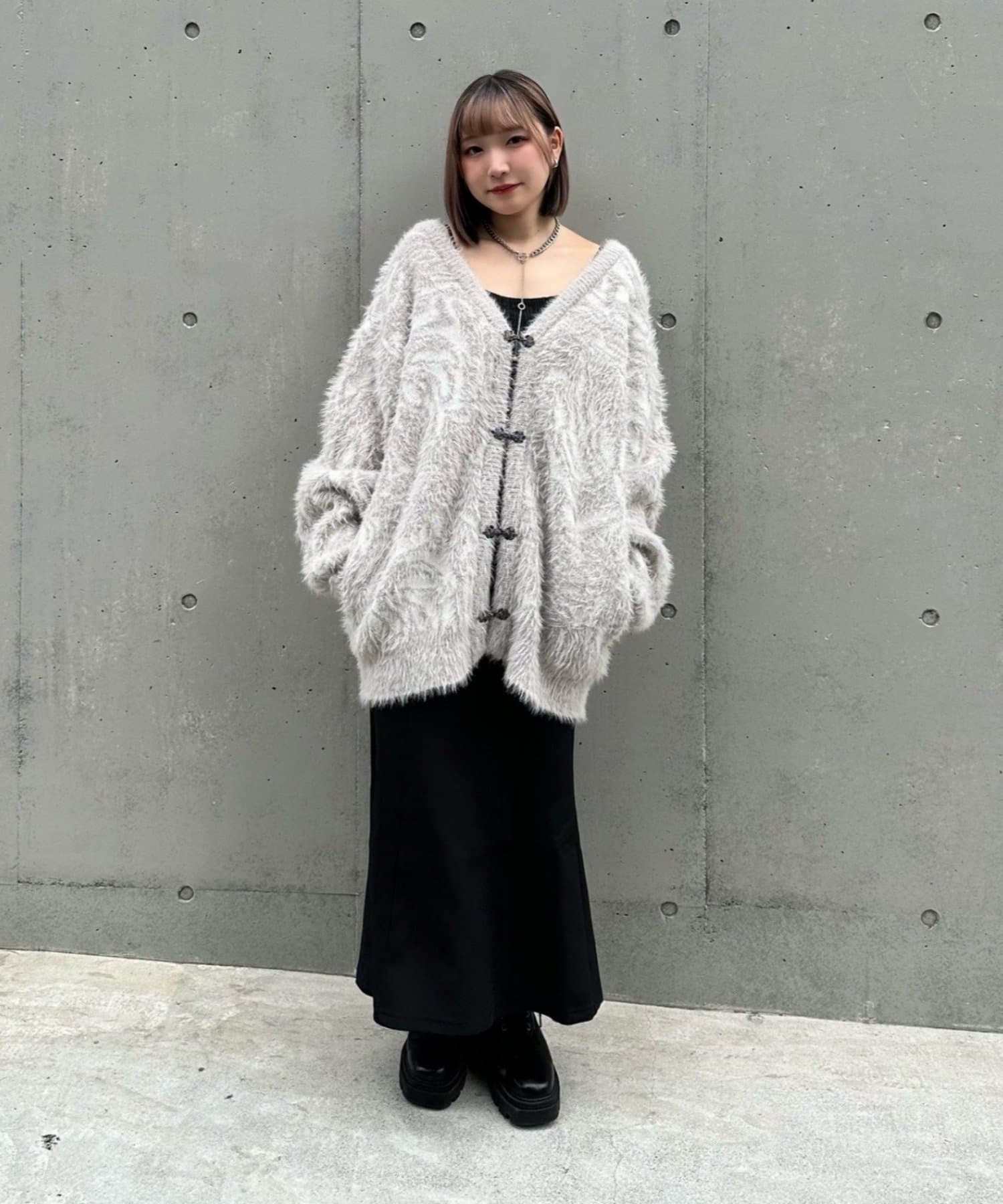 レオナール眠れない夜Celeb Madame カーディガン＆スカート＆豪華コート レオナール眠れない夜Celeb Madame カーディガン＆スカート