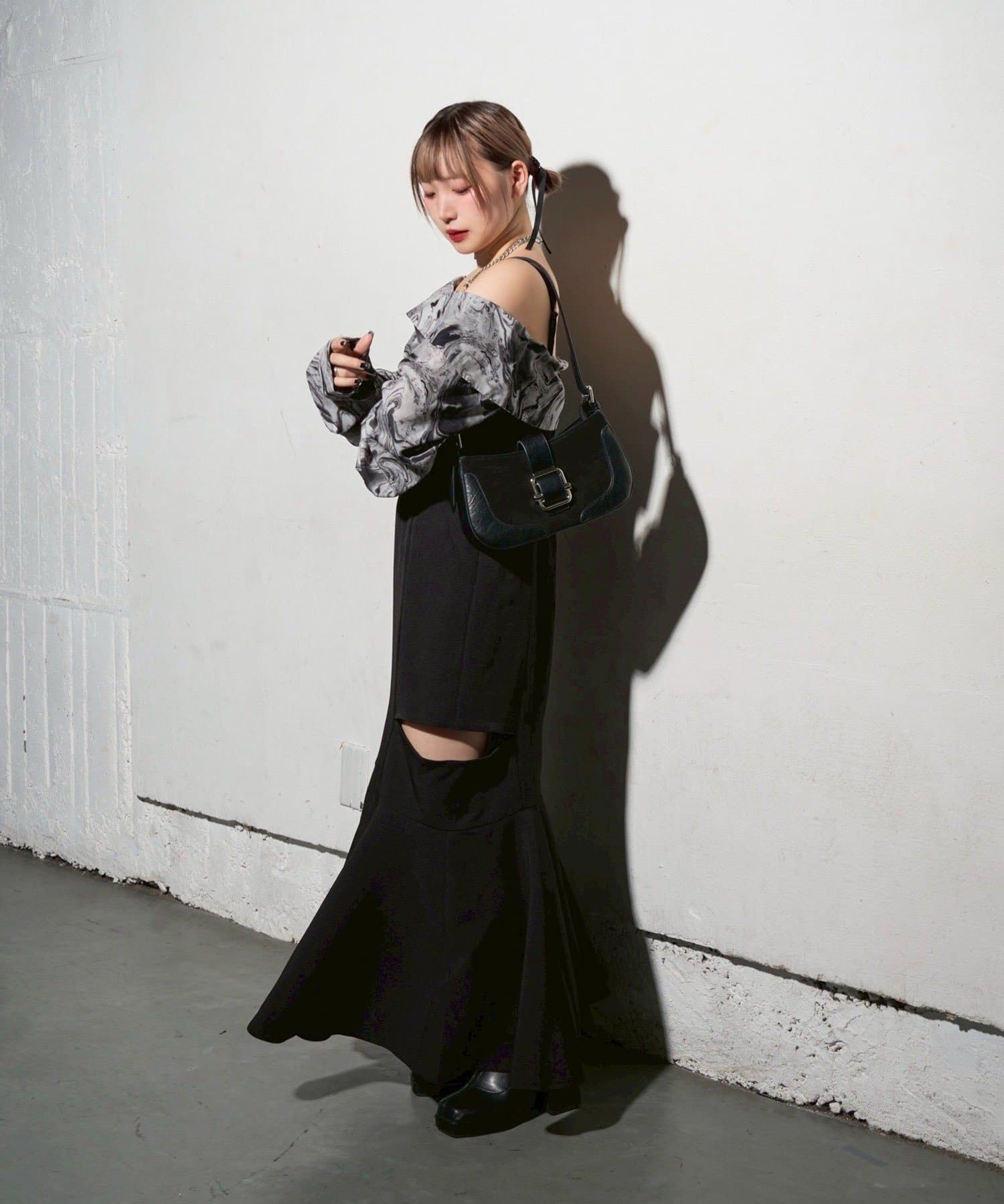 Mavie..7 キャミソール　ワンピース Mavie..7】【サイズ展開有】マーメイドキャミワンピース