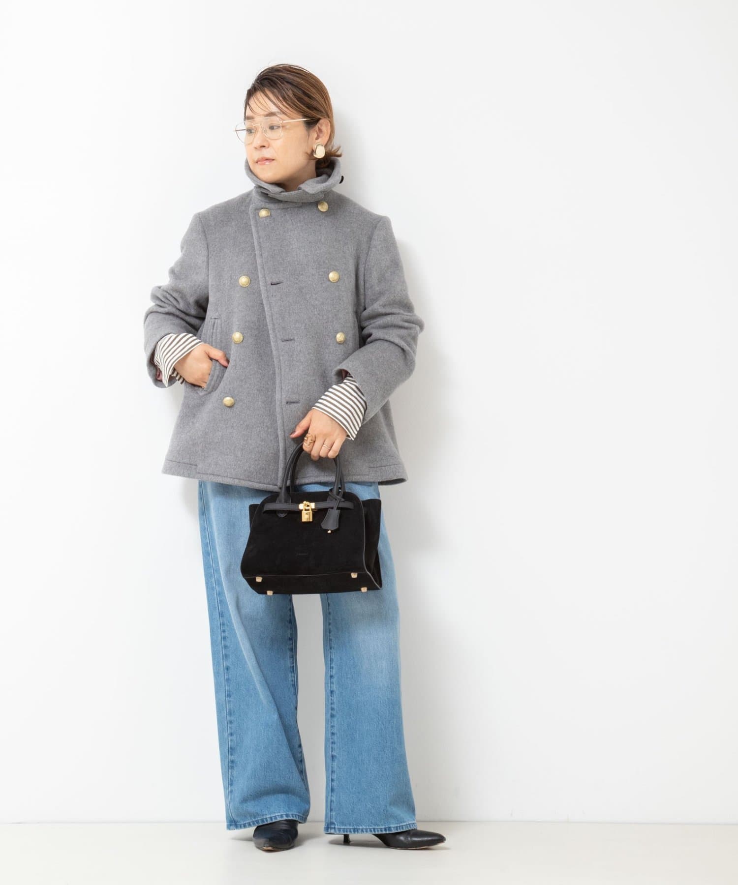 NOLLEY'S sophi　シャルムビーバーピーコート　タグ付未使用品 NMPピーコート | NOLLEY'S(ノーリーズ)レディース | PAL CLOSET
