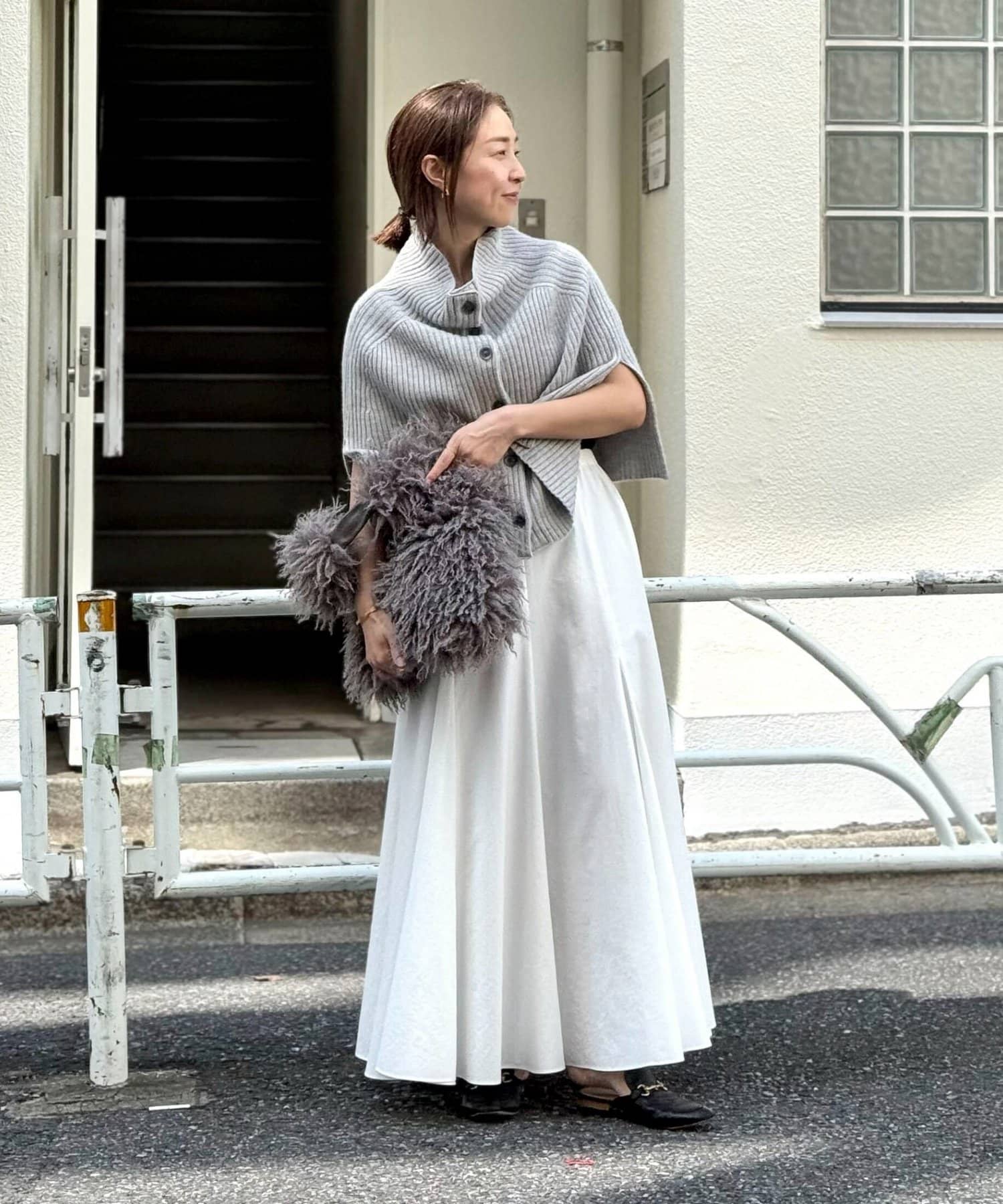 NOLLEY'S(ノーリーズ) 【PR林☆別注】チベットラムフェイクファーバッグ