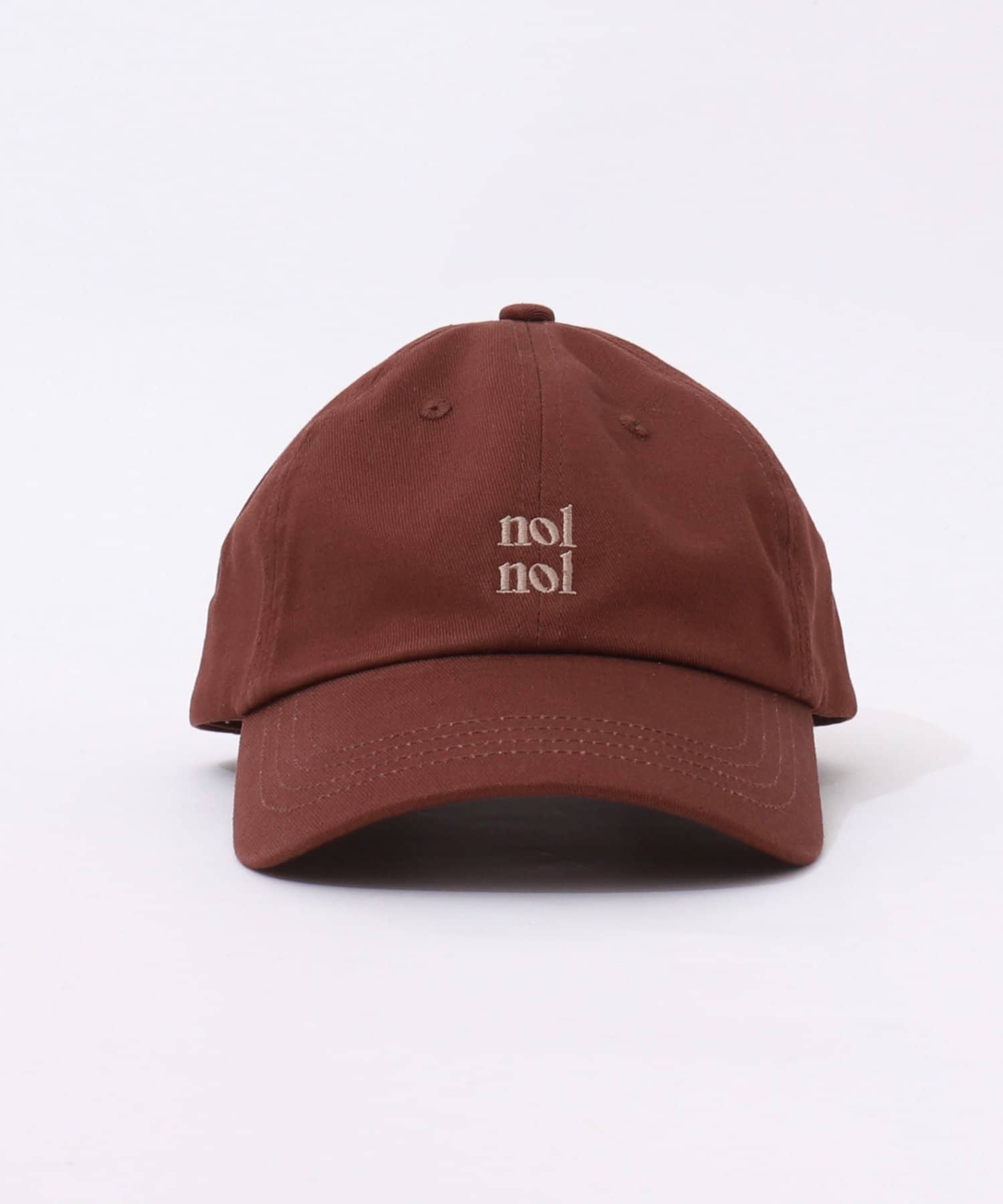 NOLLEY'S(ノーリーズ) 【nolnol/ノルノル】ロゴ刺繍キャップ