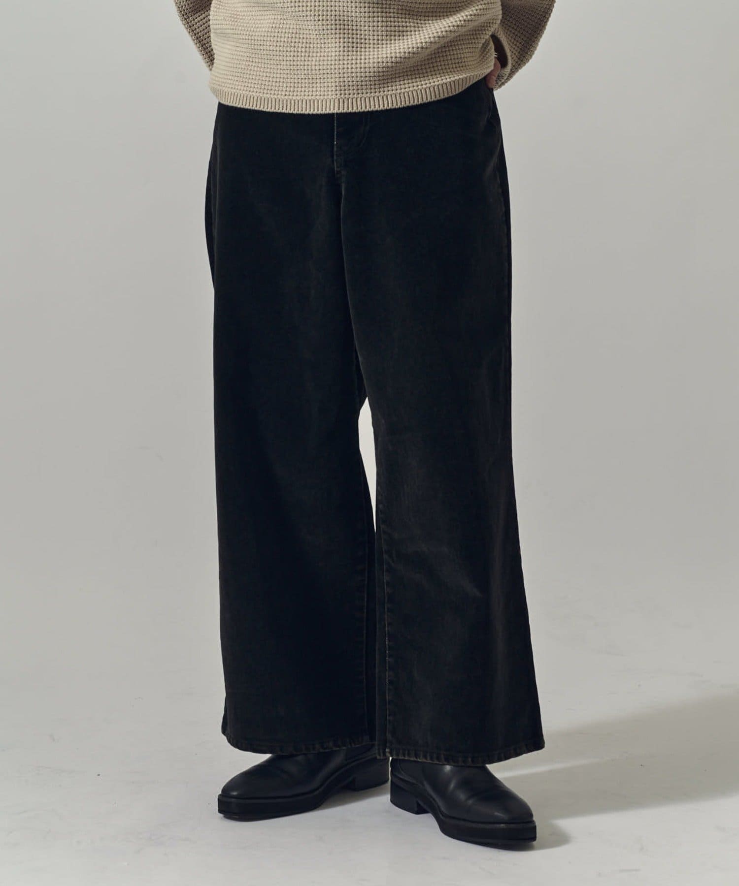 Lui's(ルイス) フロッキーワイドデニム