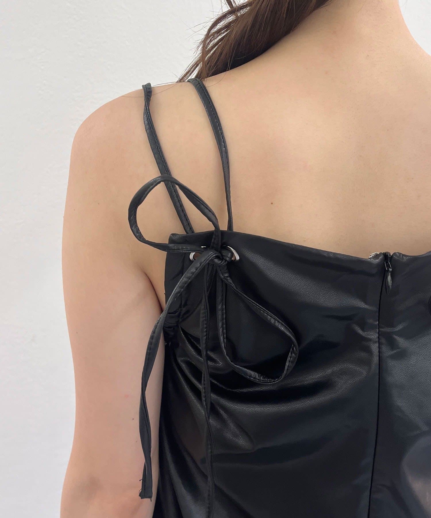 SHENERY(シーナリー) レザーキャミワンピース