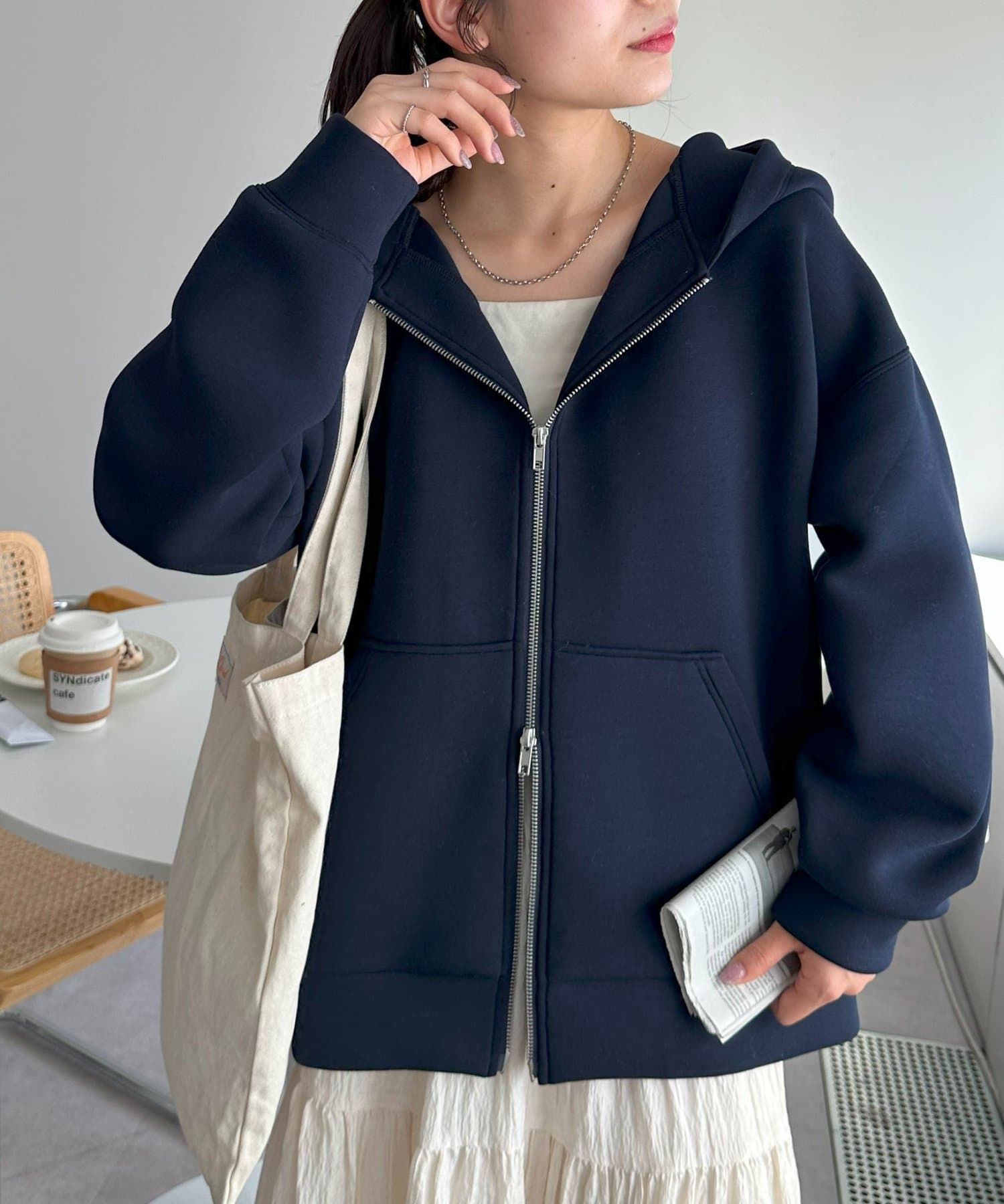 WEB限定】ダンボールビッグフードパーカー | DISCOAT(ディスコート