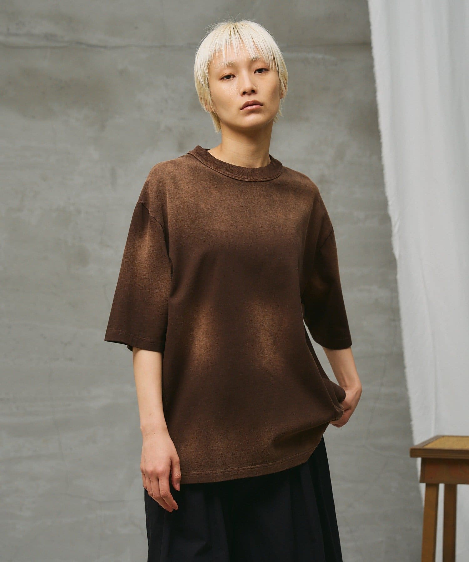 COLONY 2139(コロニー トゥーワンスリーナイン) 【paradigm】ガス焼き天竺サルファダイスプレーT