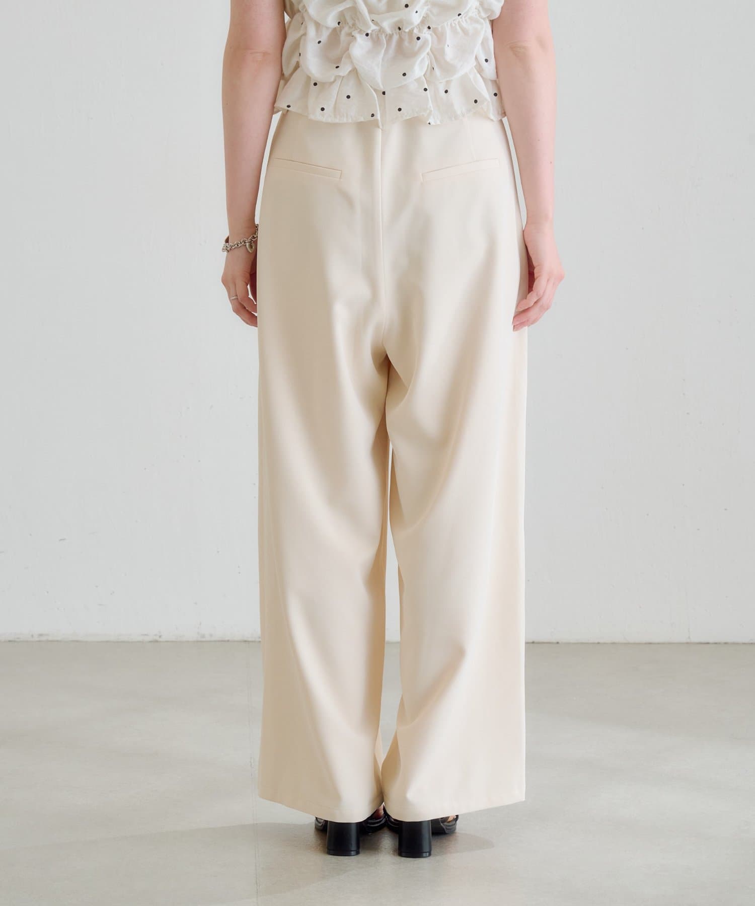 Kastane(カスタネ) 【WEB限定/全人類パンツ/2サイズ展開/全骨格◎】ピンストライプスラックス