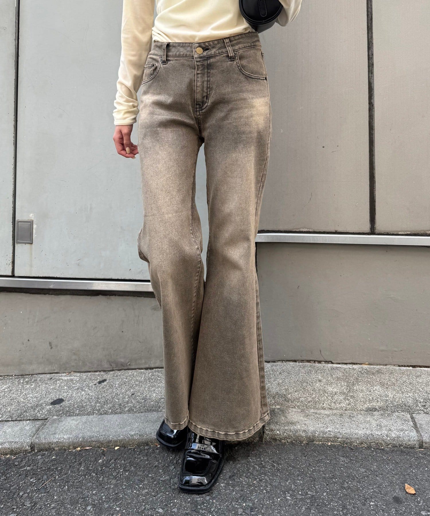 mline ヴィンテージフレアデニム M-LINE ジーンズ デニム デニムパンツ 「mline」ヴィンテージ