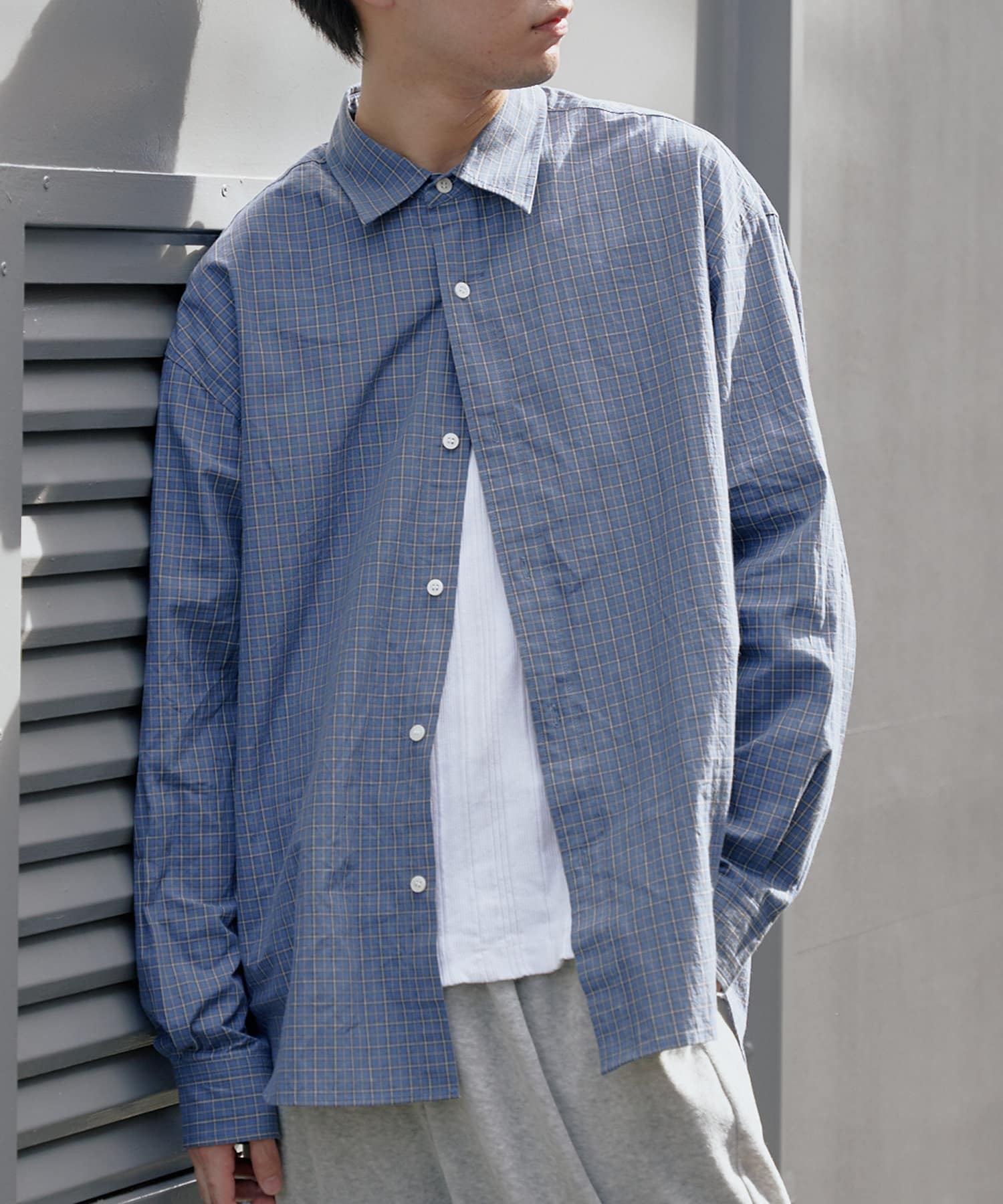 OUTLET(アウトレット) 【Kastane】レギュラーカラーチェックシャツ