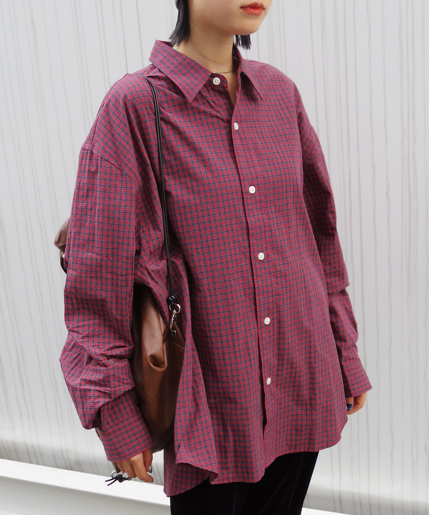 OUTLET(アウトレット) 【Kastane】レギュラーカラーチェックシャツ