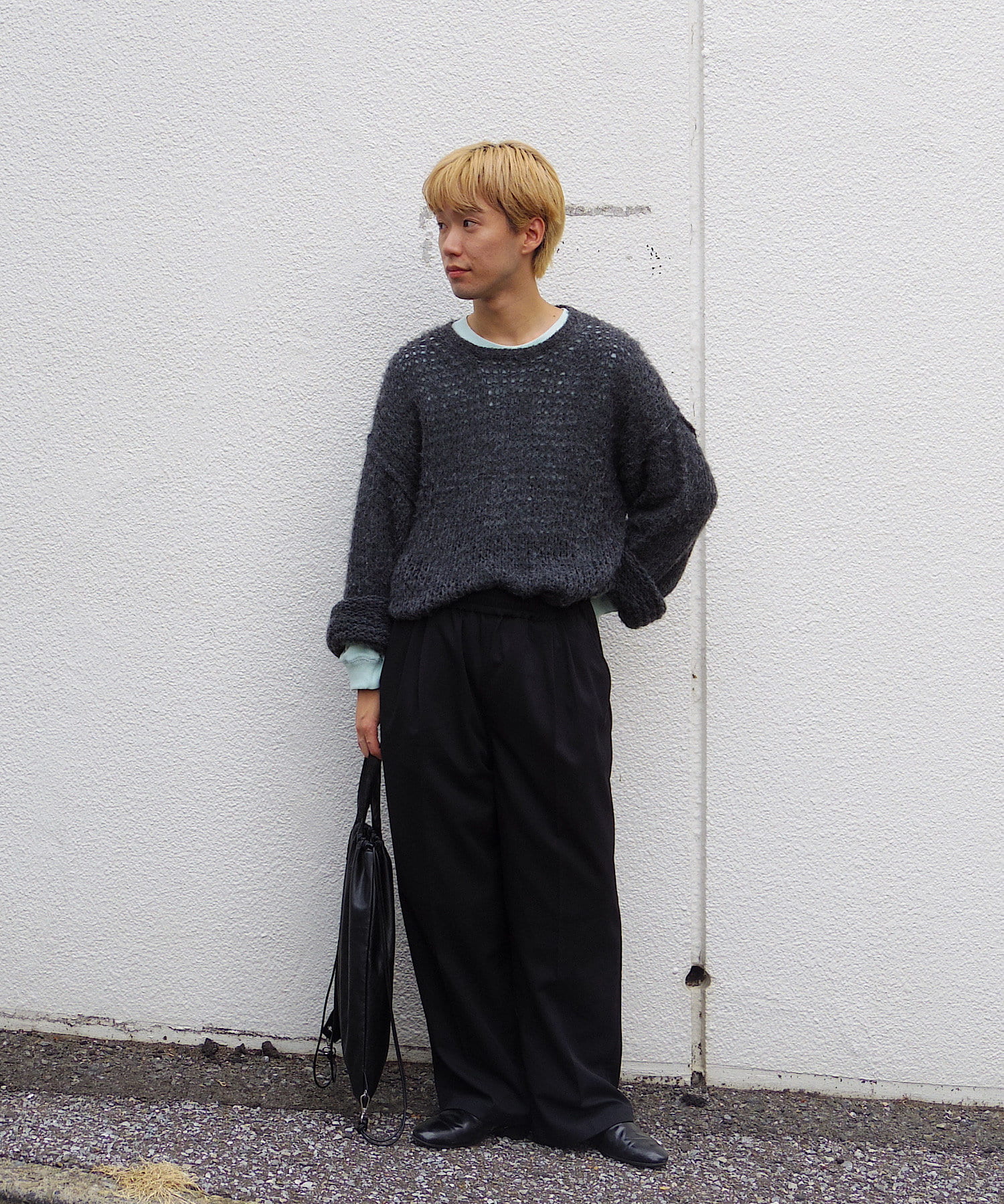 OUTLET(アウトレット) 【Kastane】ルーズフィットメッシュニット