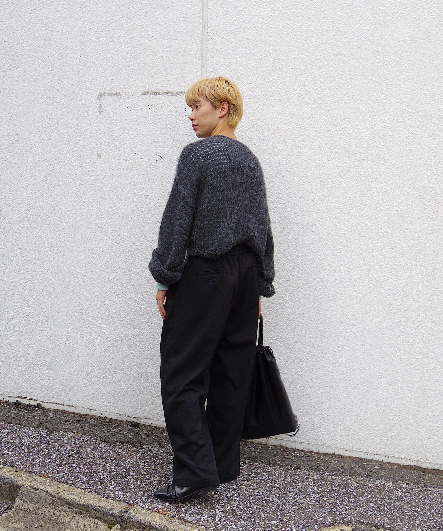 OUTLET(アウトレット) 【Kastane】ルーズフィットメッシュニット