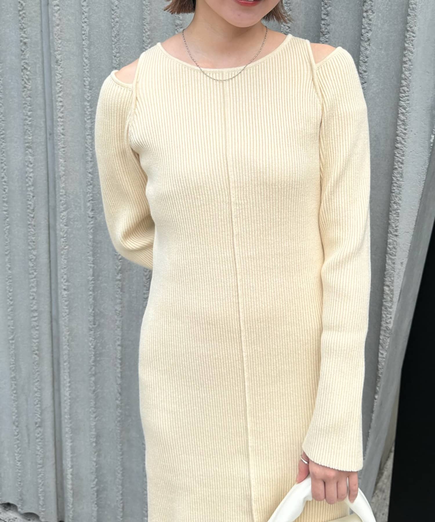 【ISABEL MARANT】カットアウト ニット ワンピース【送関込】 mystic】カットアウトニットワンピース | OUTLET(アウトレット