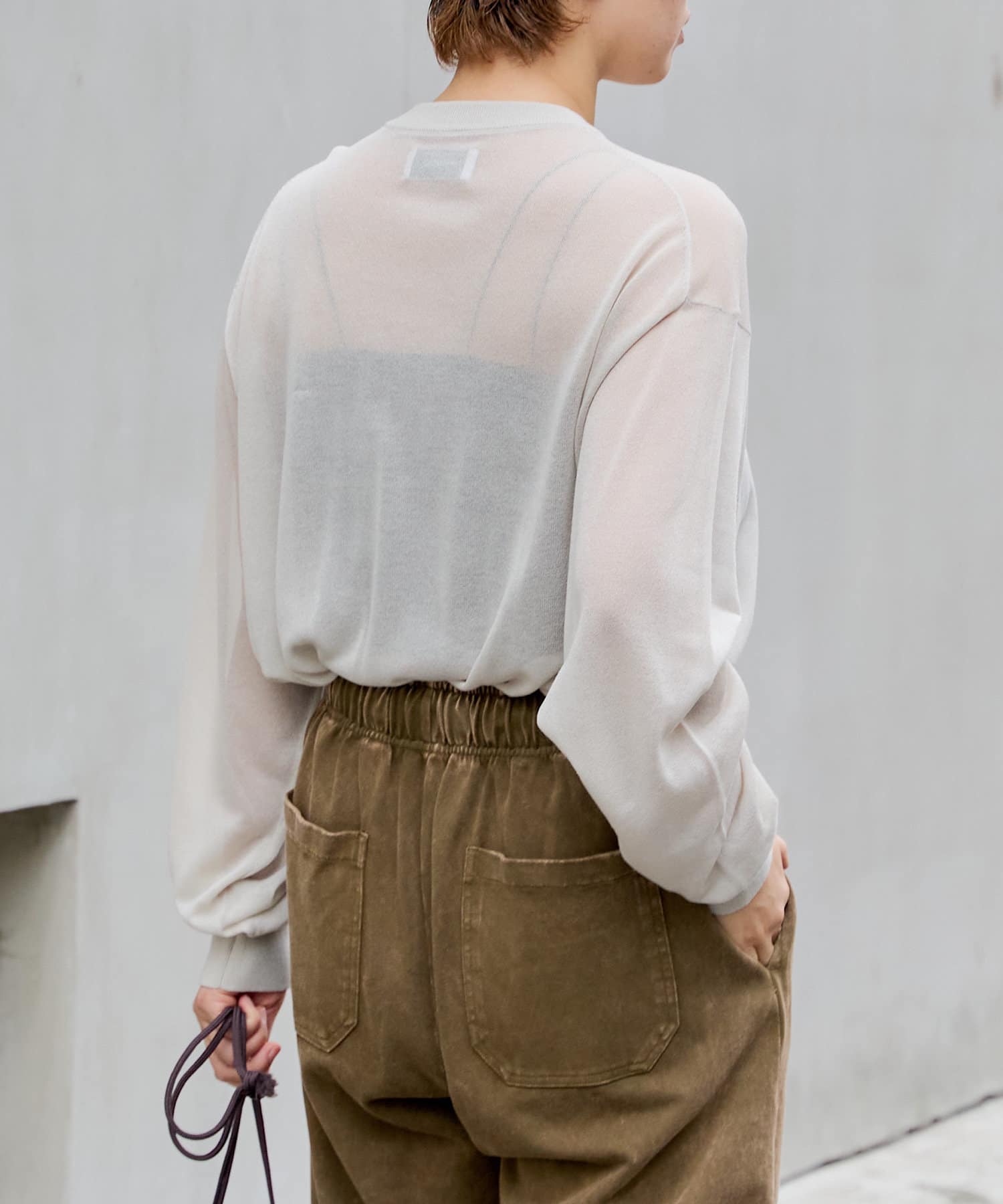 OUTLET(アウトレット) 【Kastane】シアーニットプルオーバー