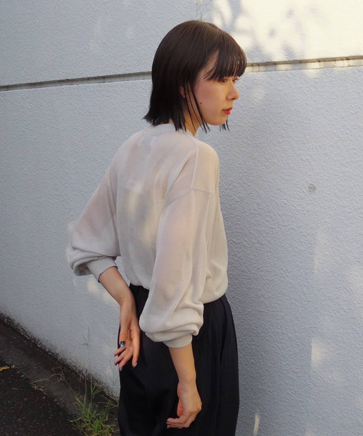 OUTLET(アウトレット) 【Kastane】シアーニットプルオーバー