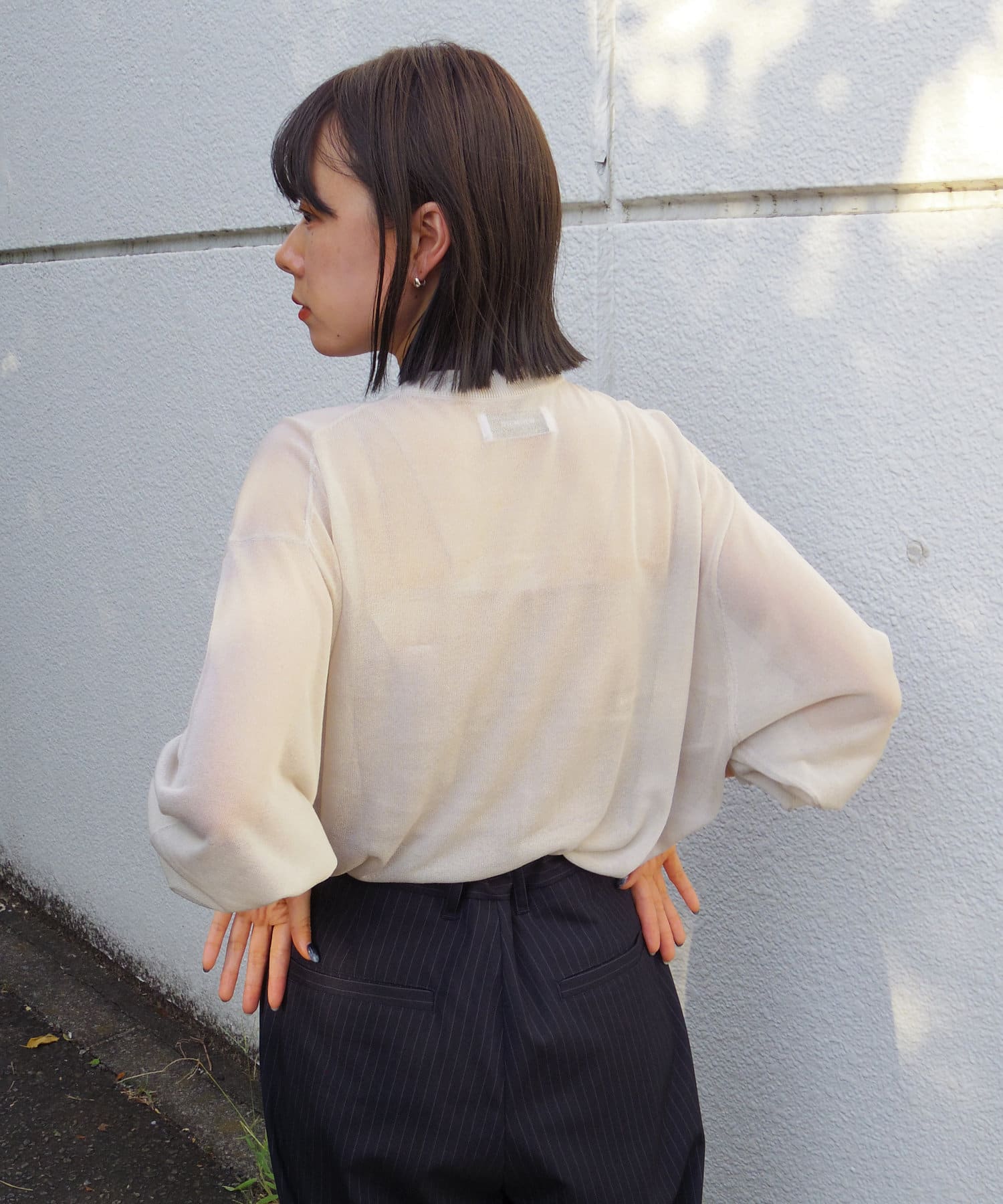 OUTLET(アウトレット) 【Kastane】シアーニットプルオーバー