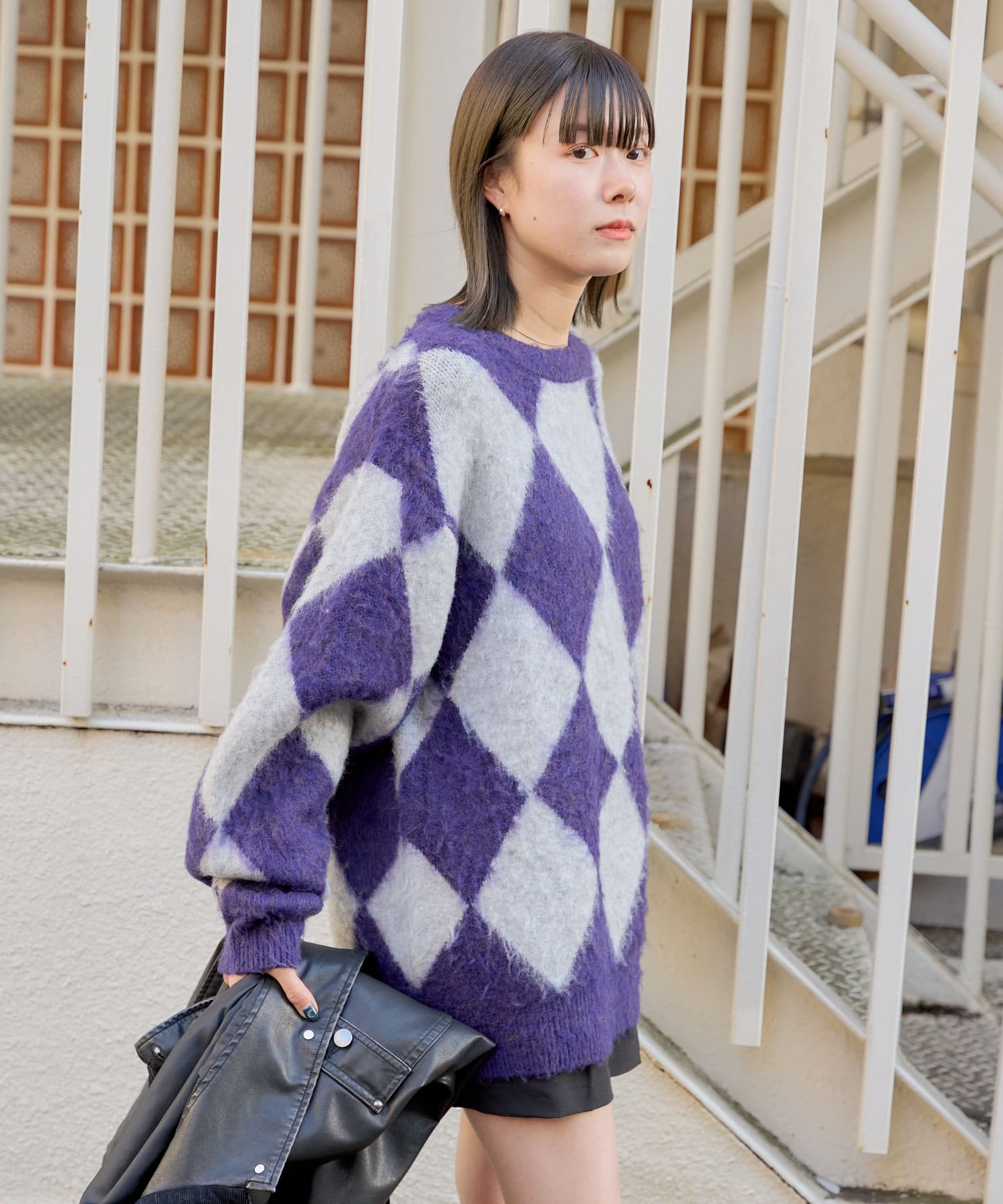 OUTLET(アウトレット) 【Kastane】ジャガードニットプルオーバー