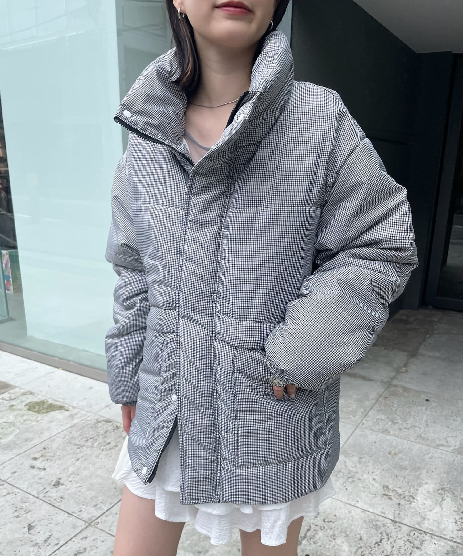 OUTLET(アウトレット) 【mystic】中綿キルティングコート