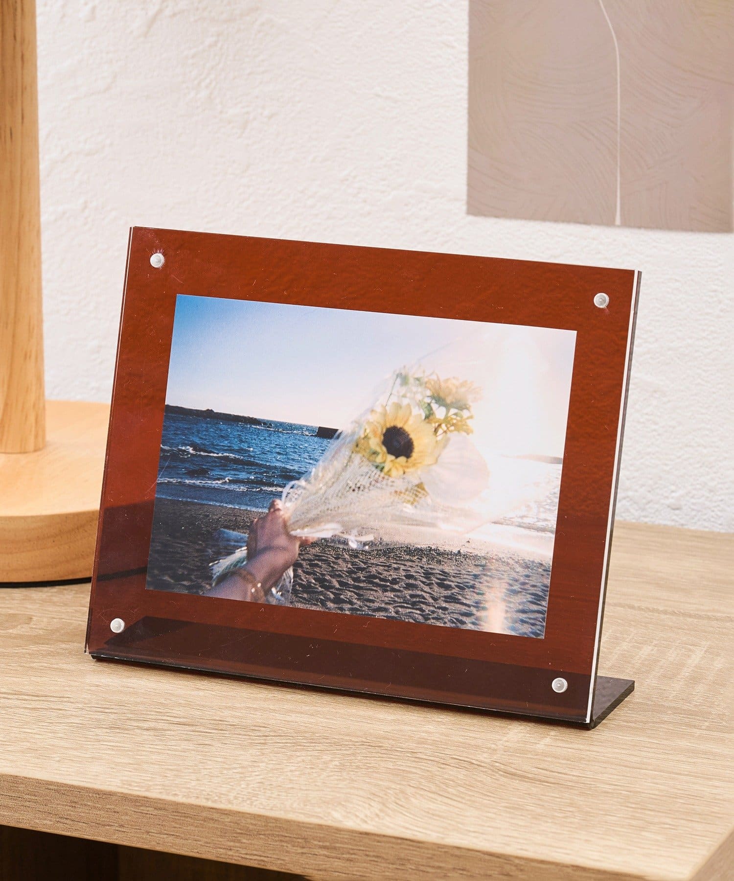 3COINS(スリーコインズ) クリアマグネットフォトフレームL判