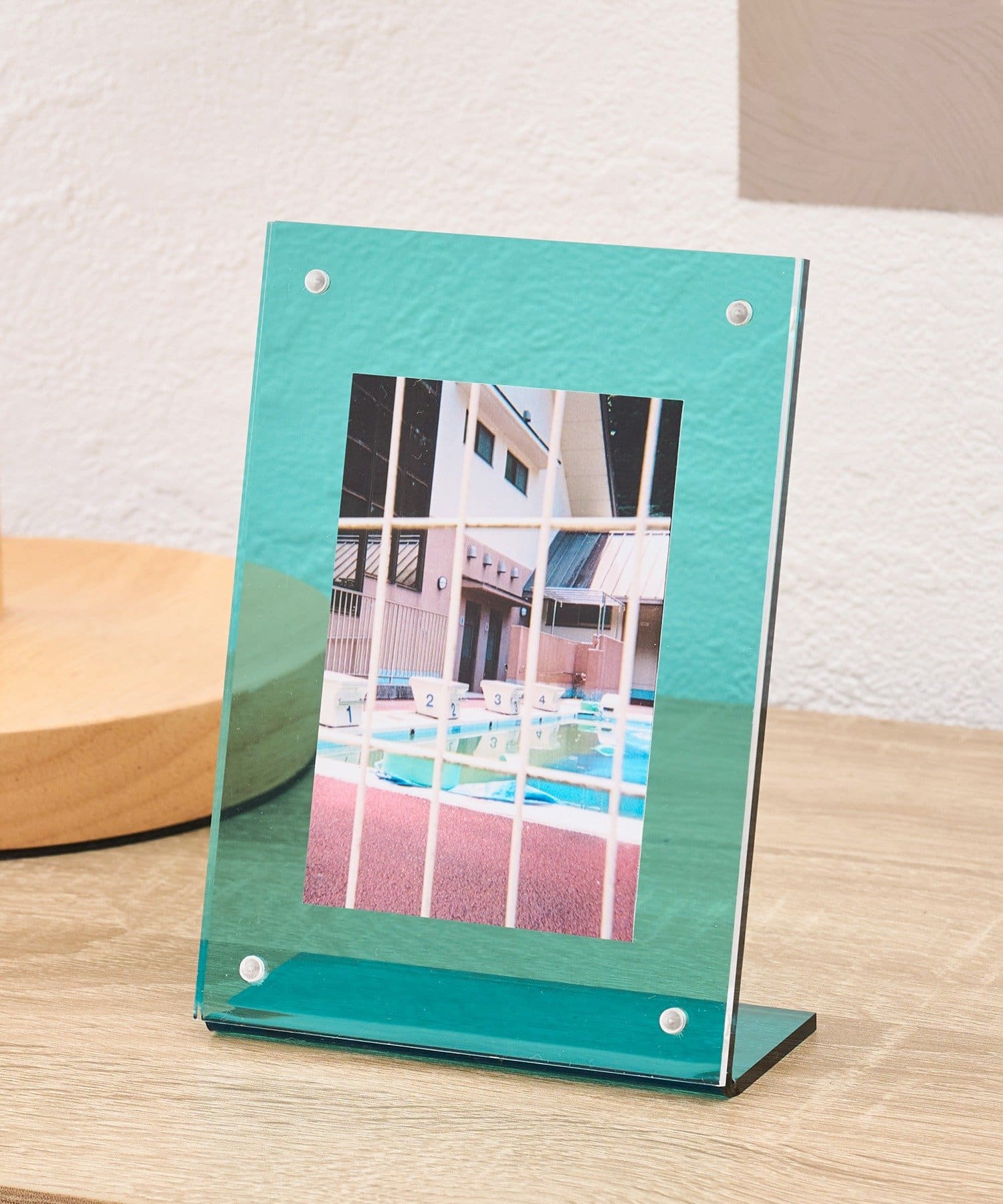 3COINS(スリーコインズ) クリアマグネットフォトフレームL判ハーフ