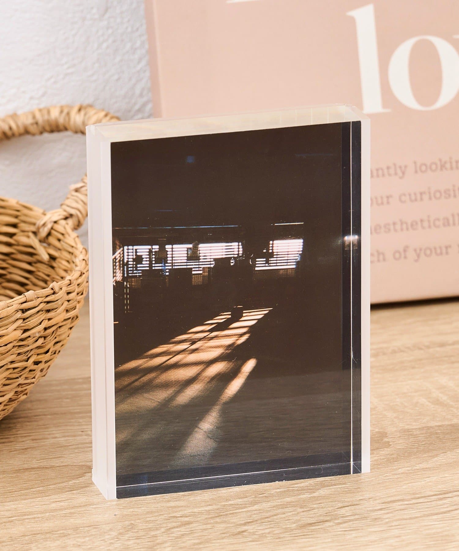 3COINS(スリーコインズ) クリアスライドフォトフレームL判