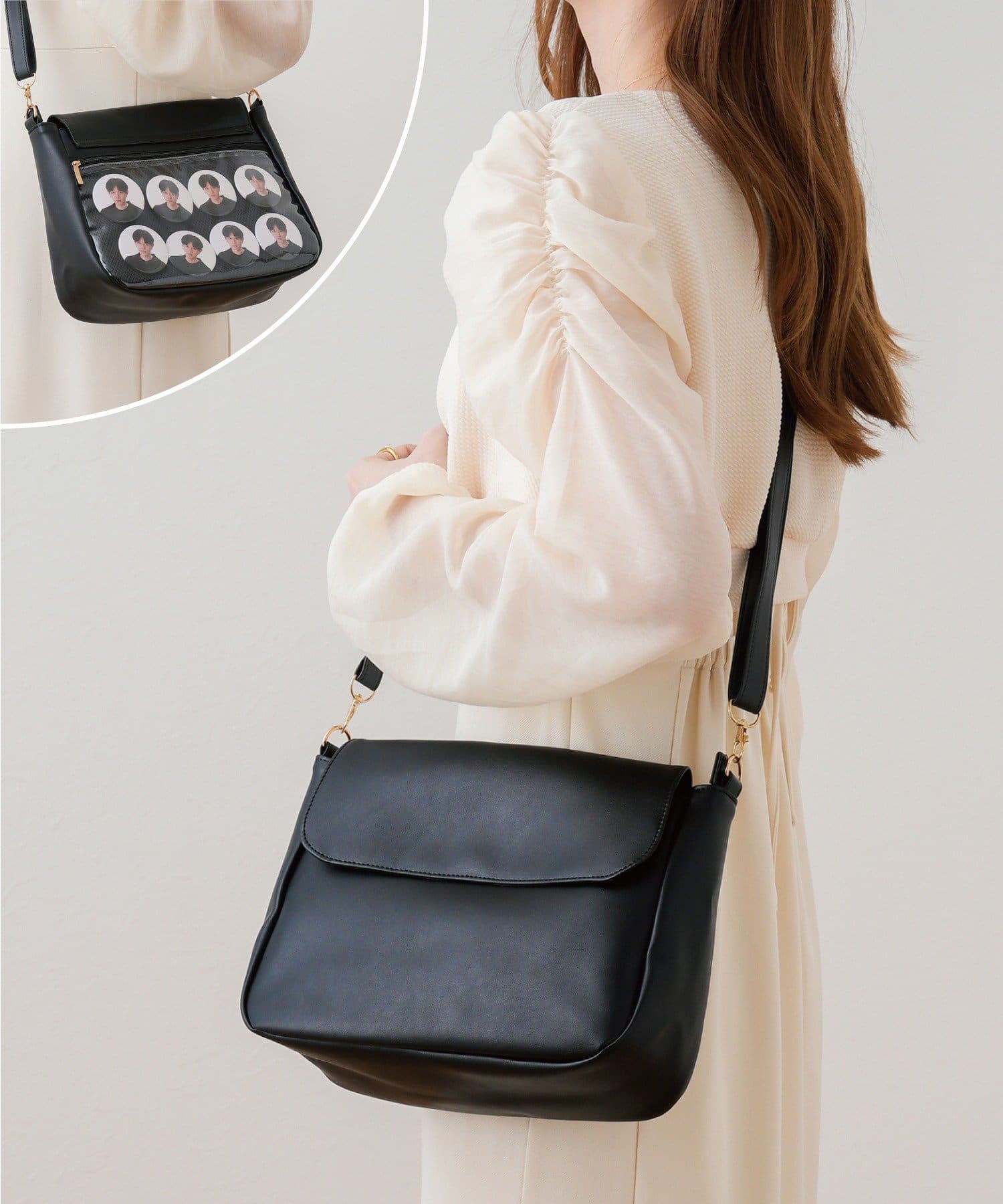 3COINS(スリーコインズ) 推し活ショルダーBAG