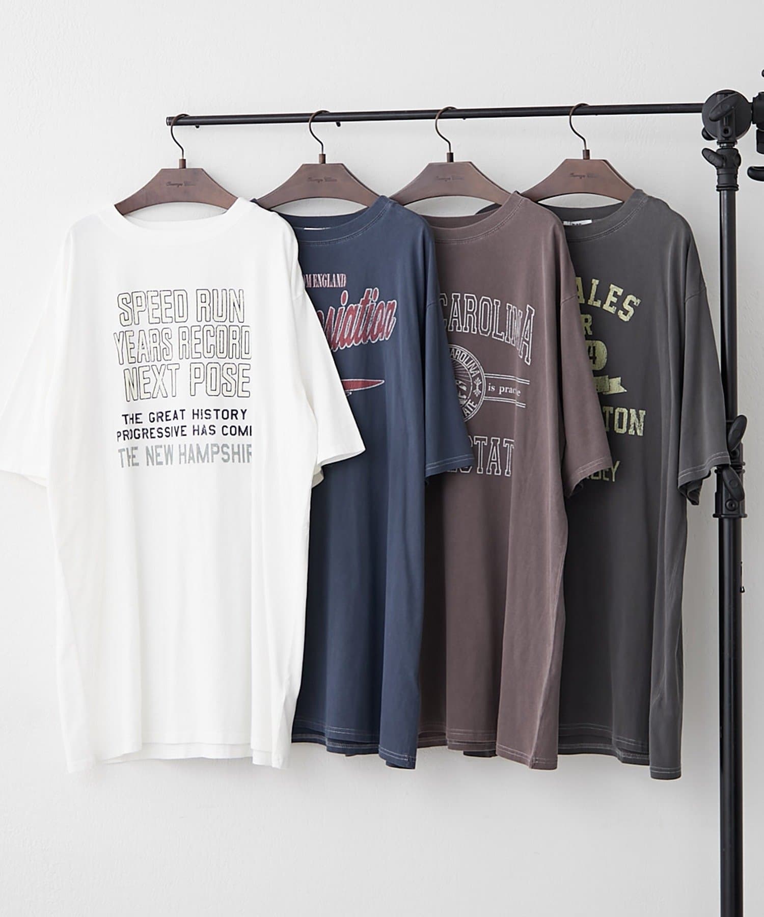 Remind me and forever(リマインドミーアンドフォーエバー) 【NAO】ビンテージ加工チュニックＴシャツ