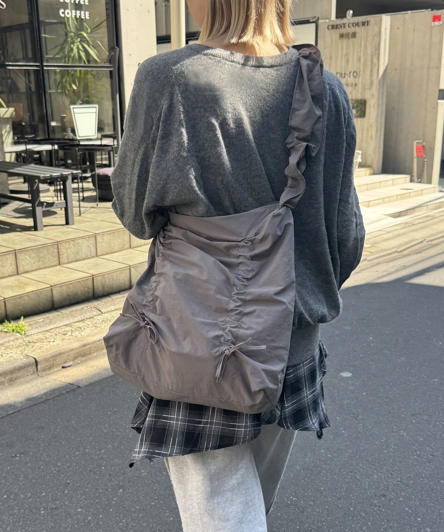 Lattice(ラティス) ギャザーショルダーバッグ