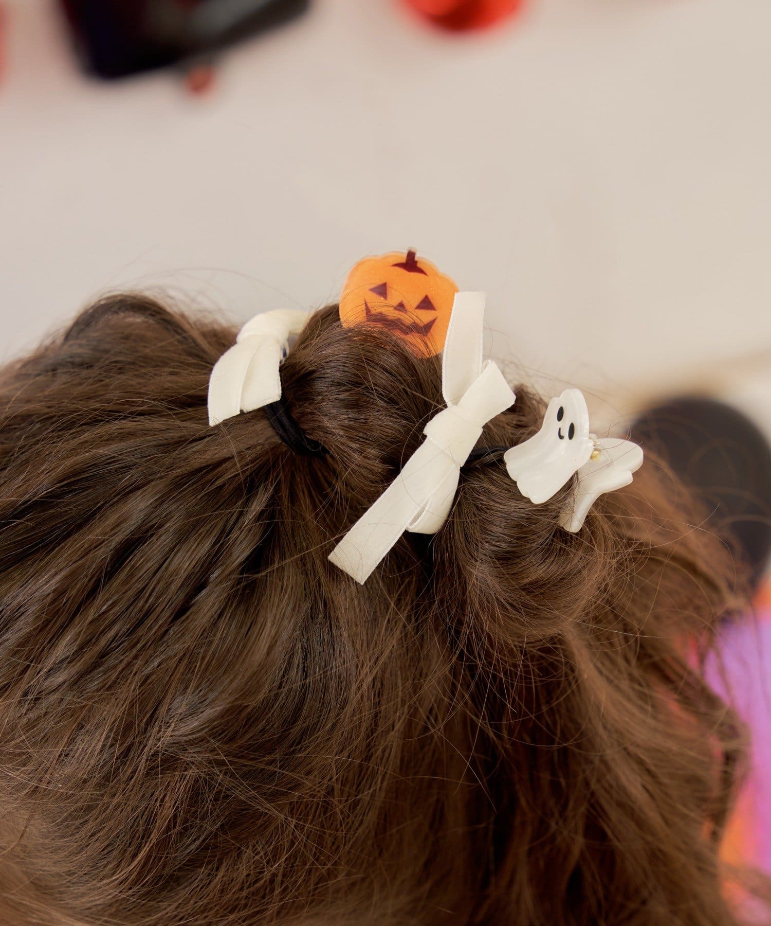 KIDS/ハロウィン】カボチャ/ゴーストクリップセット(2P) | Lattice