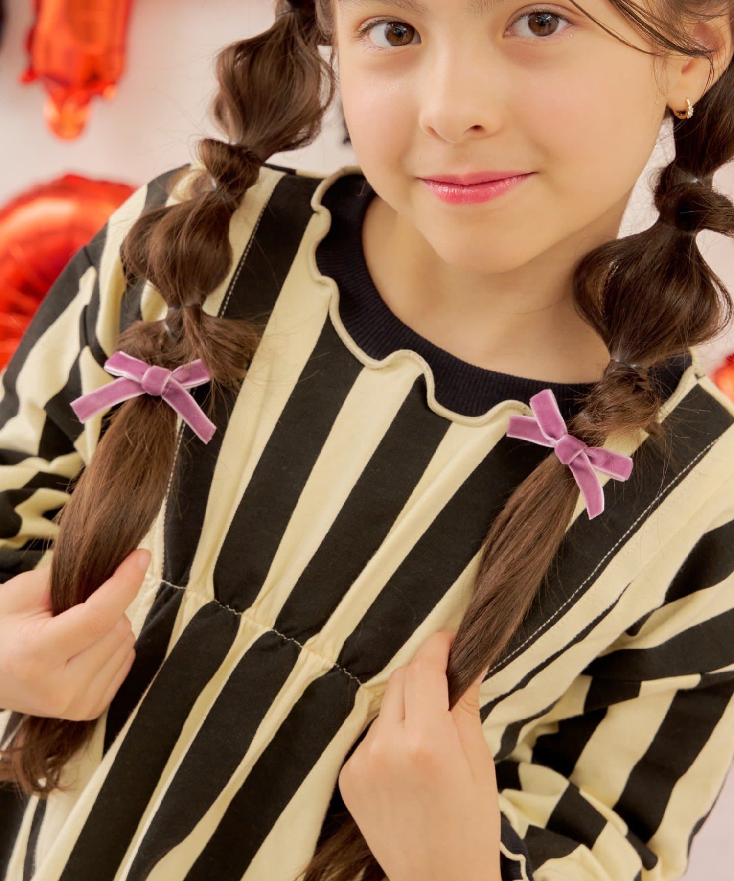 Lattice(ラティス) 【KIDS/ハロウィン】ベロアリボンヘアゴムセット(2P)