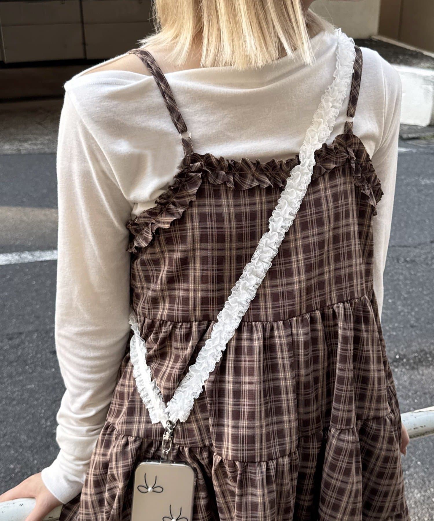 Lattice(ラティス) レースフリルマルチショルダー