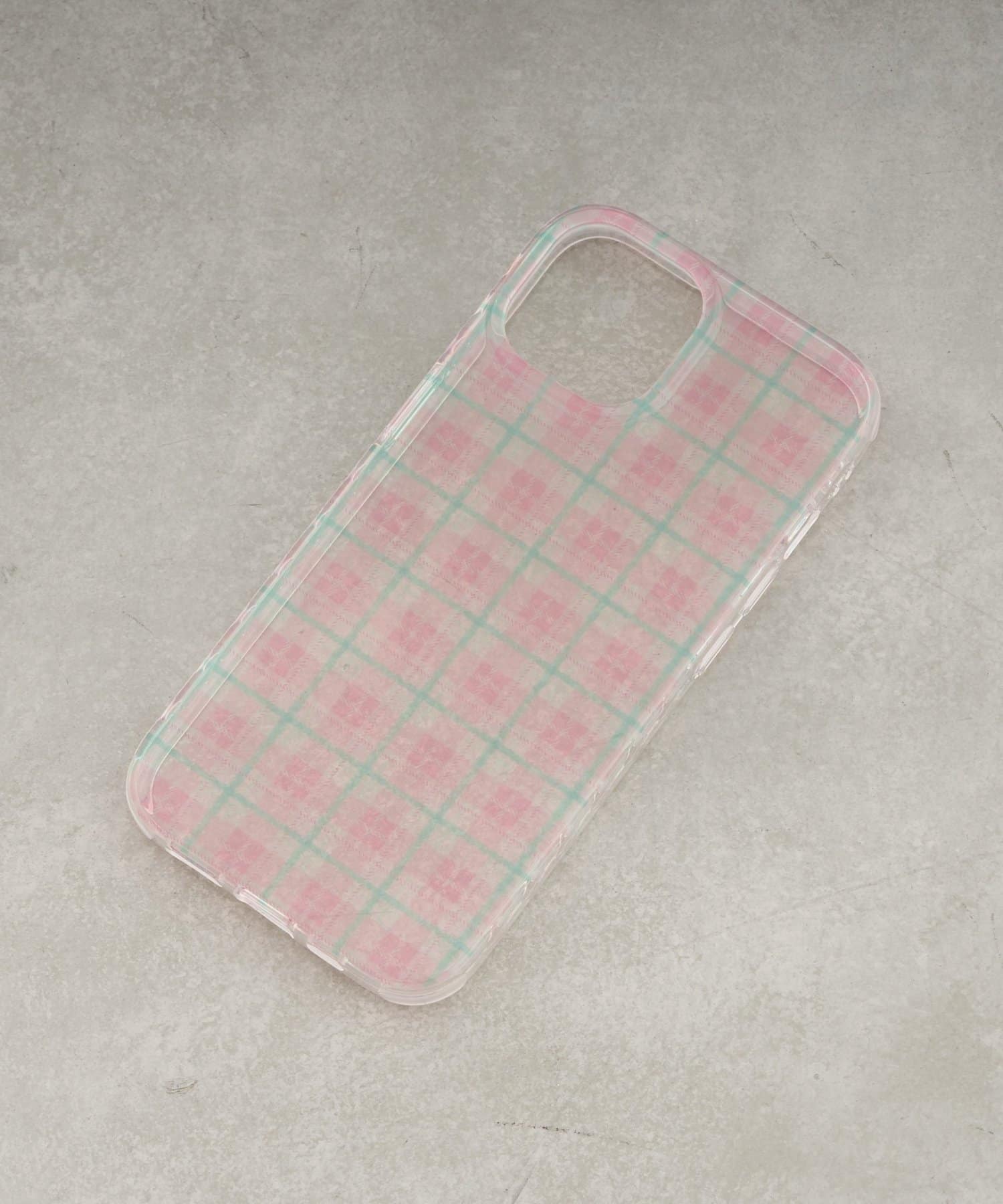 Lattice(ラティス) シアーチェックスマホケース(iPhone13/14)