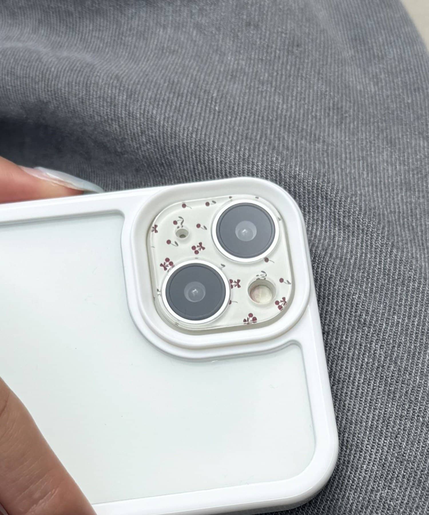 Lattice(ラティス) プリントレンズカバー(iPhone14/14Plus)