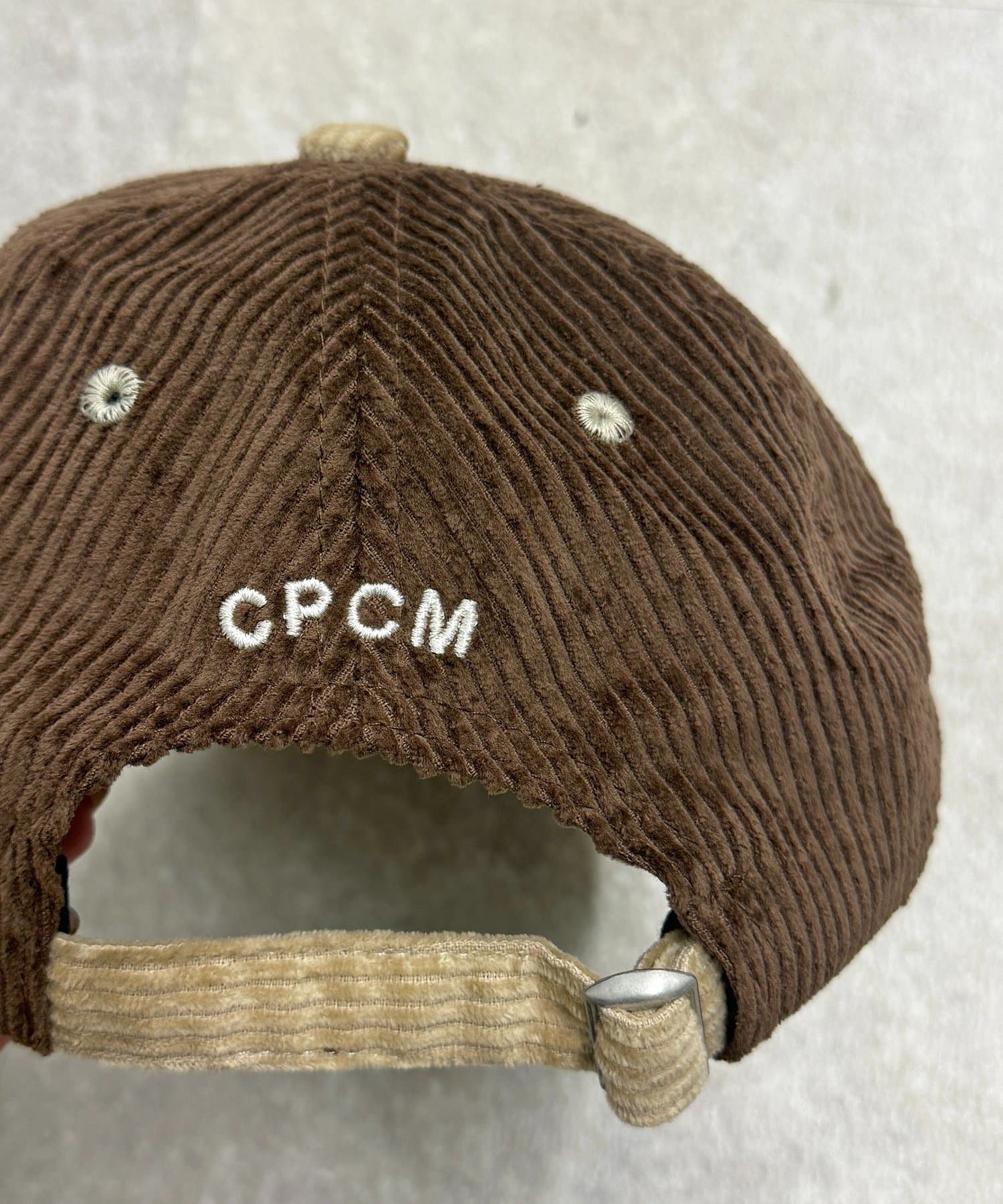 CPCM(シーピーシーエム) コーデュロイスーベニアキャップ