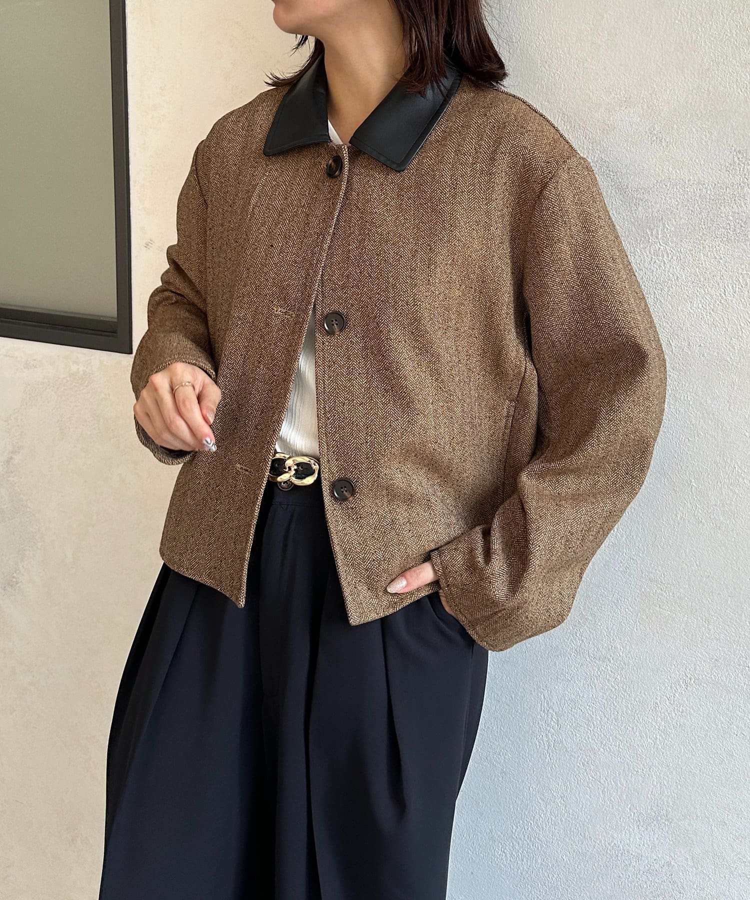 SEVENTEN ツイードジャケット 20％off】ツイードジャケット(グレー) - seventen
