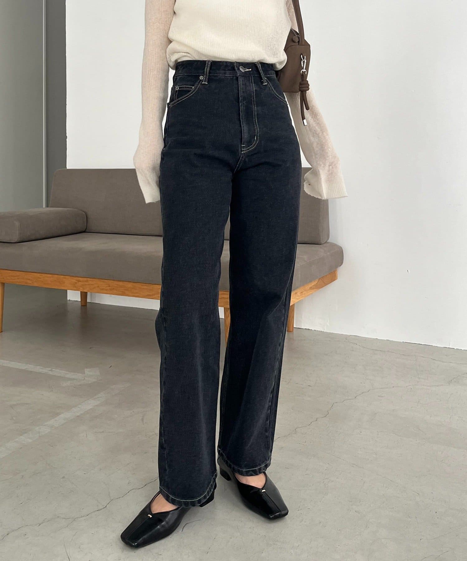 人気アイテムがアップグレード◎】13ozハイウエストストレート