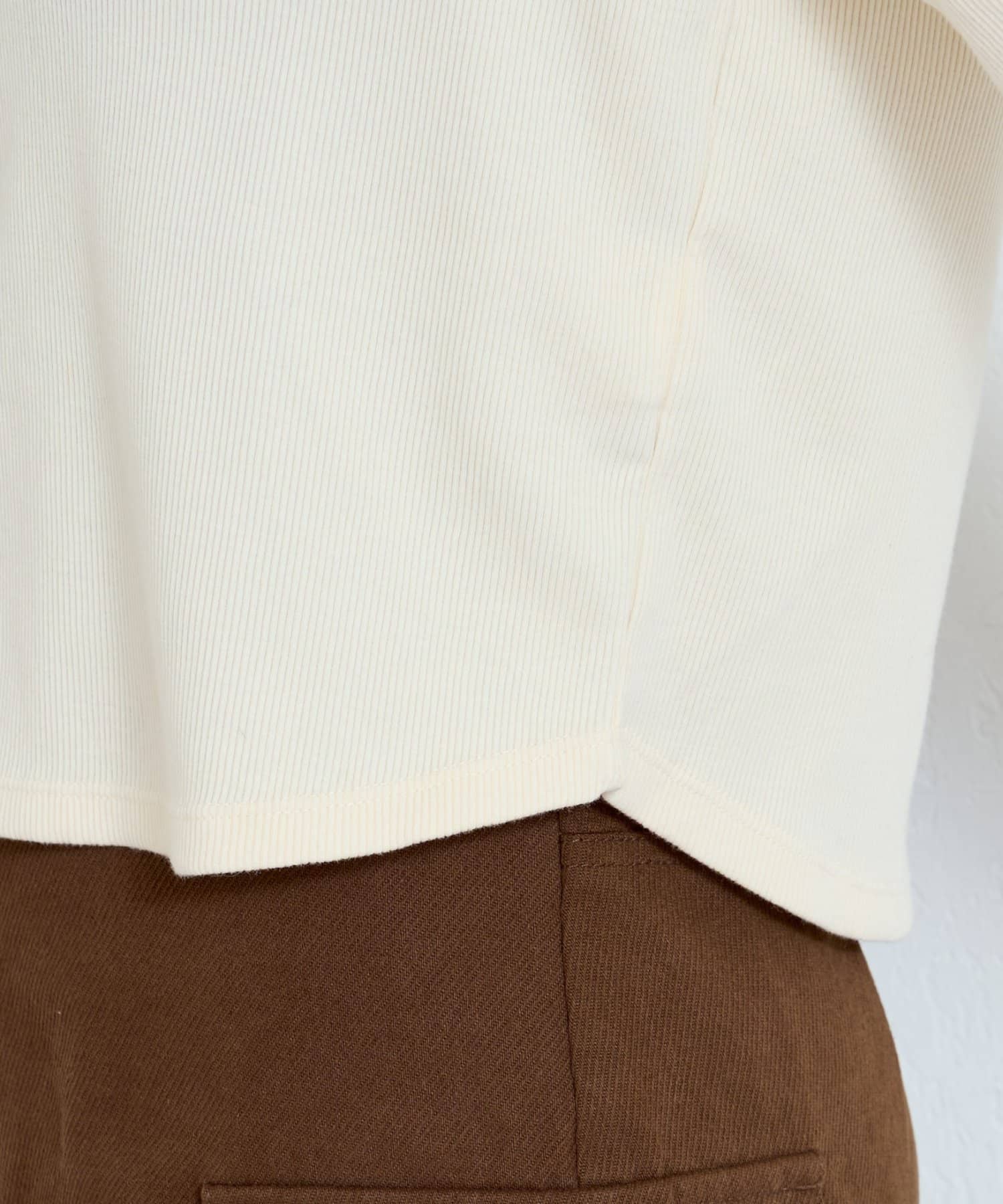 Kastane(カスタネ) 【新色追加/4色展開】袖チュールテレコカーディガン