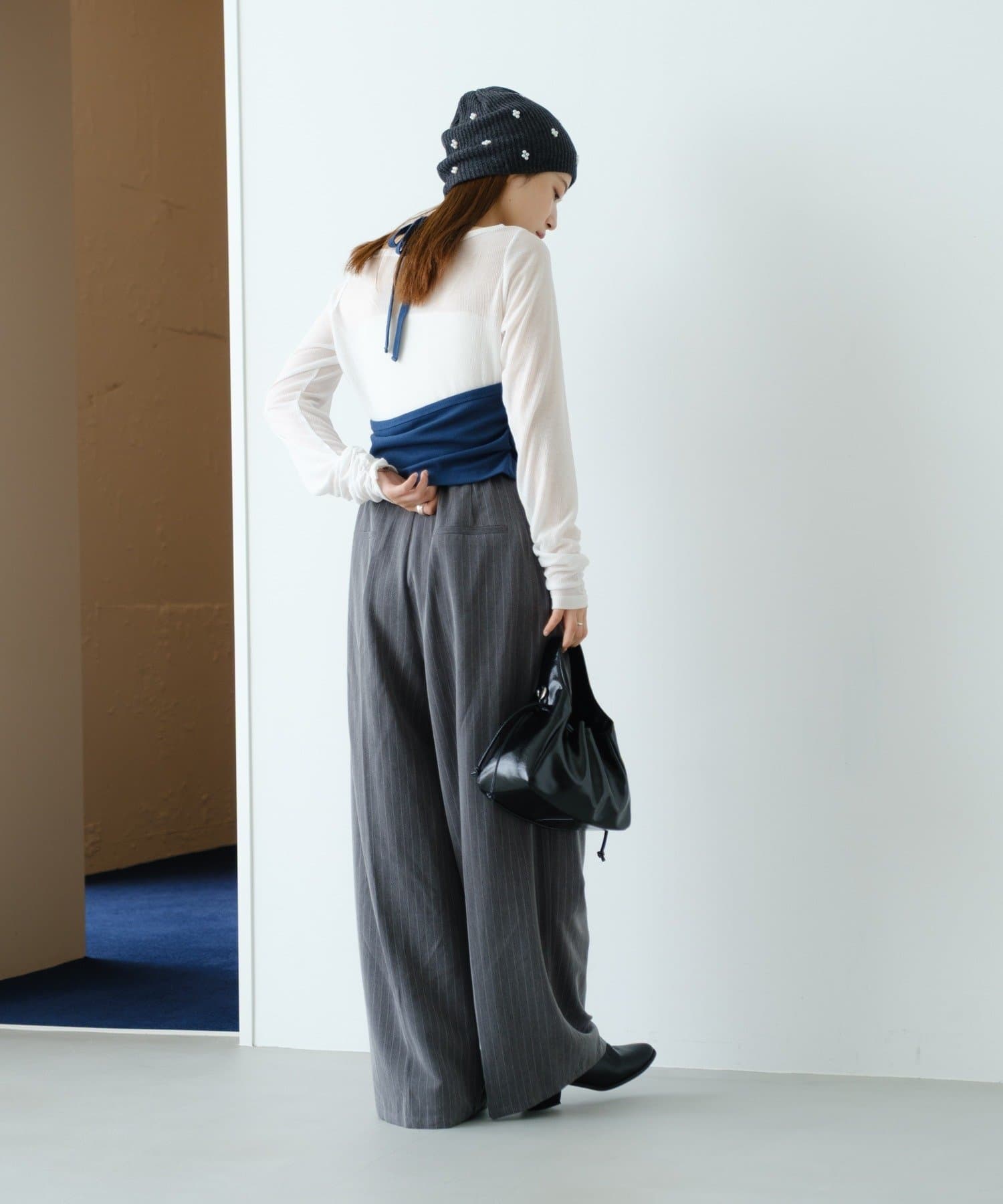 Kastane(カスタネ) 【新色追加/無地&チェック/2WAY】ホルターキャミSET