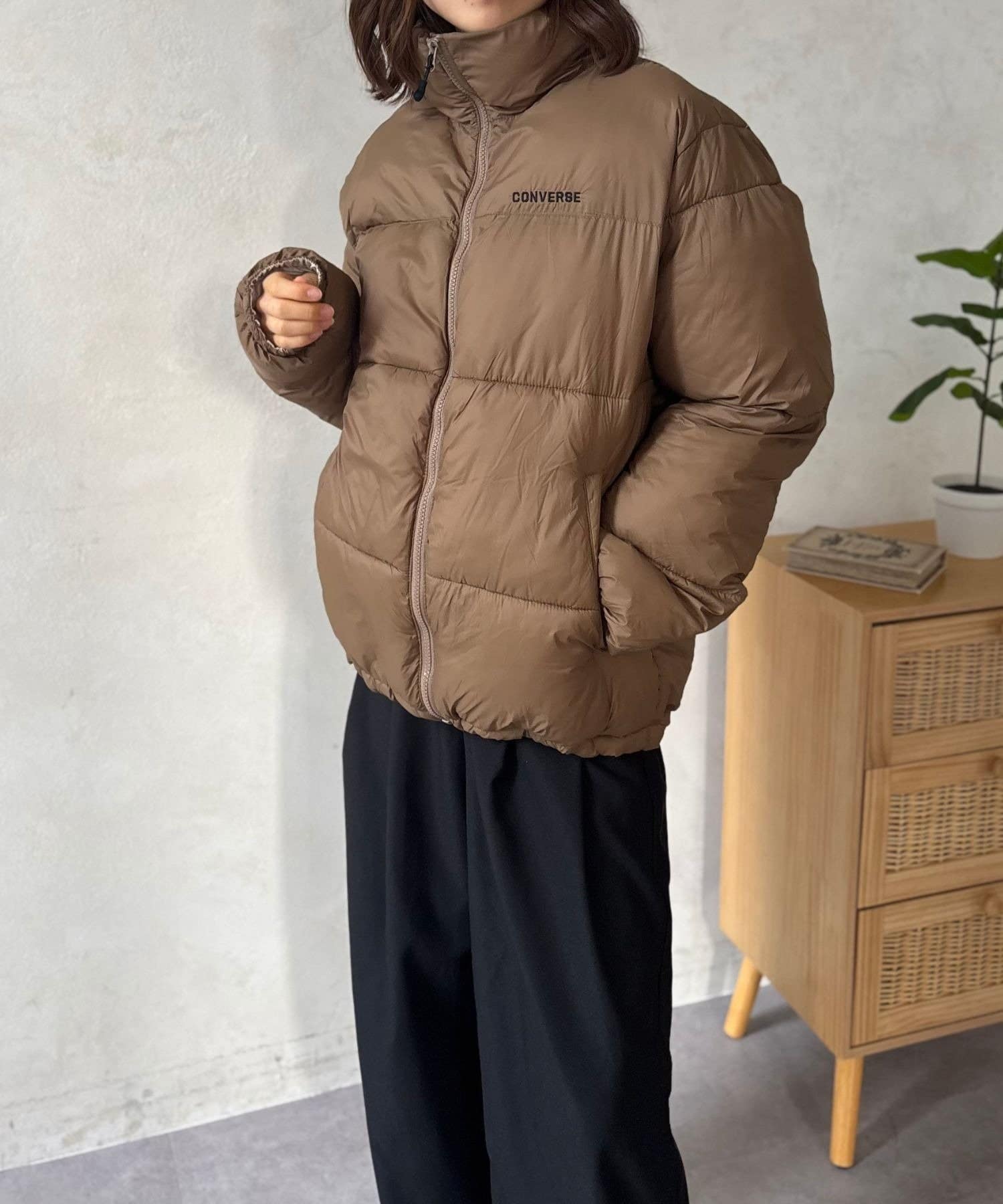 LOCUST(ローカスト) 【CONVERSE】切替中わたジャケット　