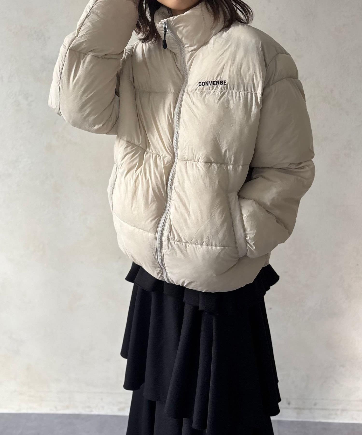 LOCUST(ローカスト) 【CONVERSE】切替中わたジャケット　