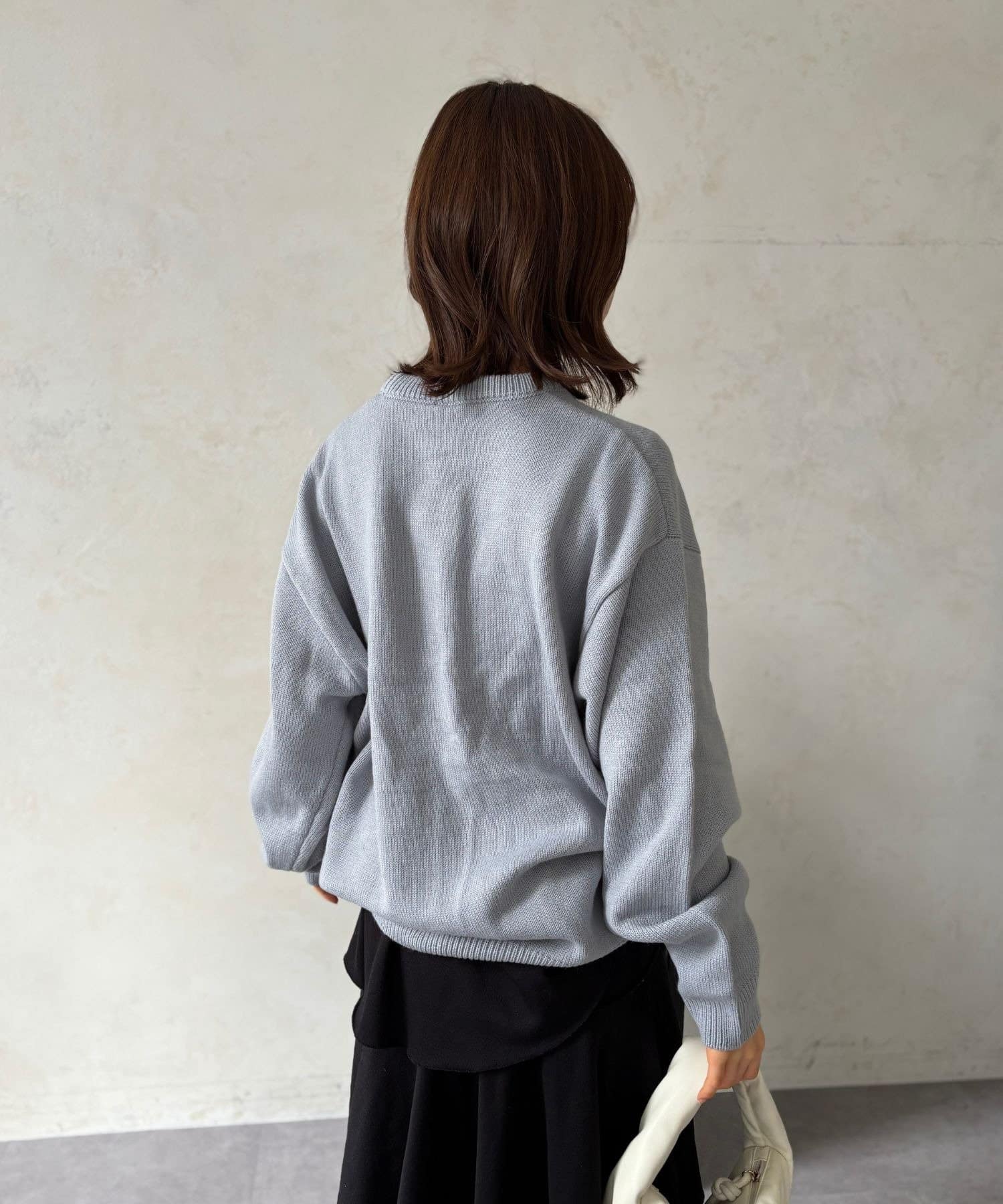 LOCUST(ローカスト) ミッキー加工風PRINTニット